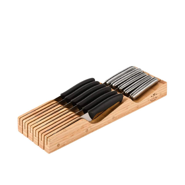 Smooth Finish Knife Drawer Organizer Insert