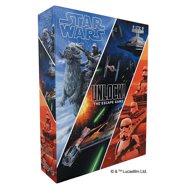 Star Wars UNLOCK! The Escape Game | Escape Room Games for Adults and Kids | Mystery Games for Family Game Night | Ages 10 and up | 1-6 Players | Average Playtime 1 Hour | Made by Space Cowboys