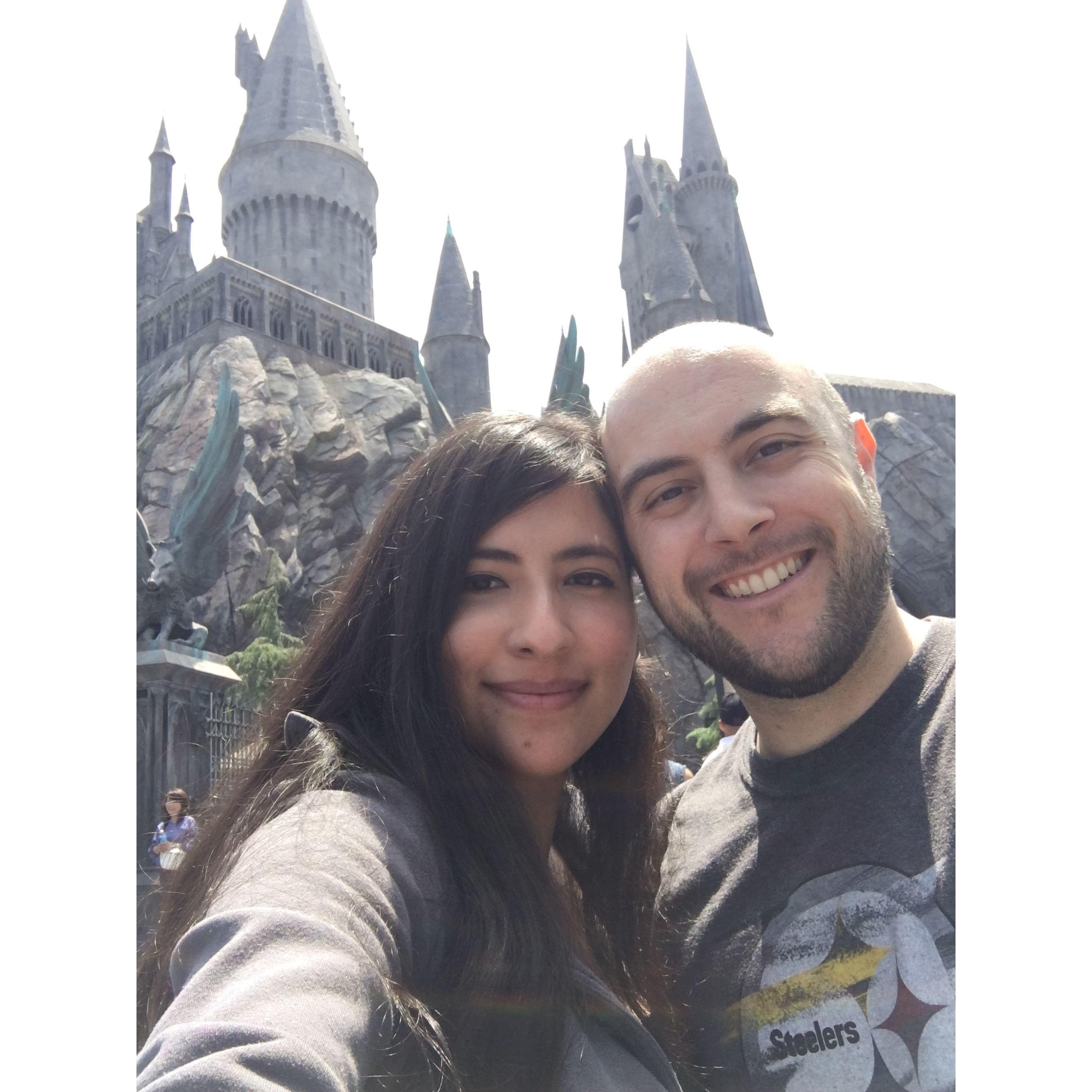 First visit to Harry Potter World!