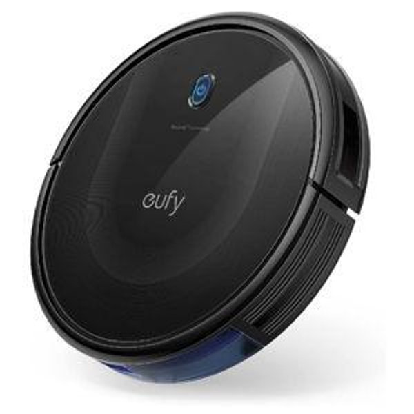 eufy Robot Vacuum 11S MAX, Super Thin, Powerful Suction, Quiet, Self-Charging Robotic Vacuum Cleaner, Cleans Hard Floors to Medium-Pile Carpets, Black