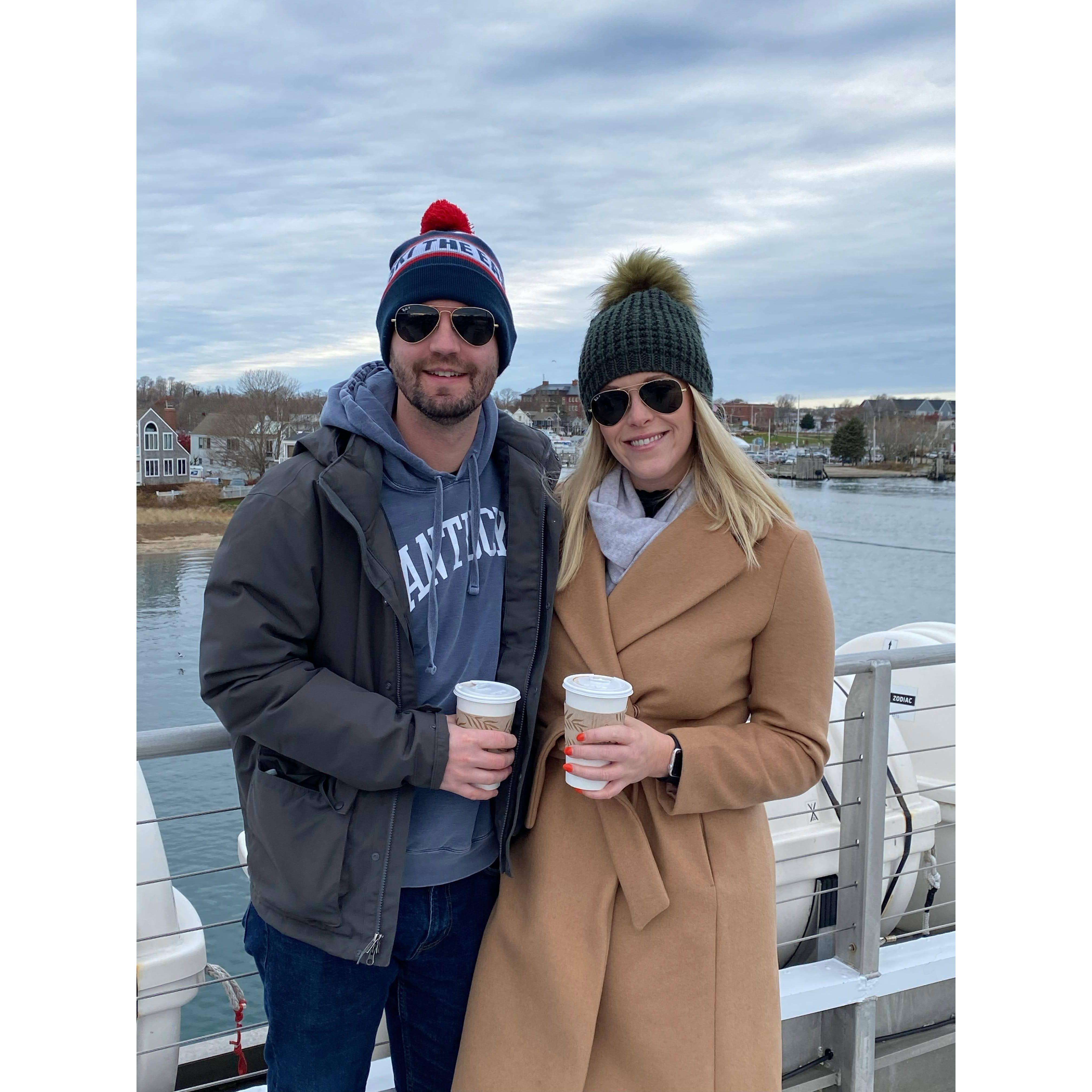 DEC. 2021 - on our way to the Nantucket Christmas stroll