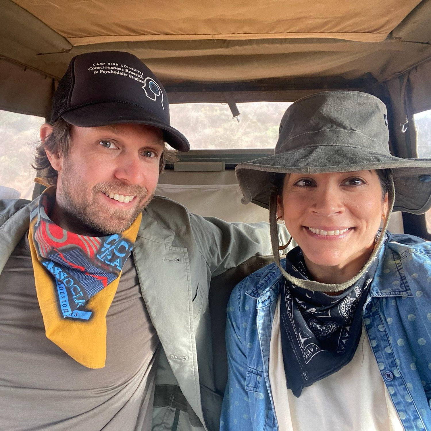 En route from one lodge to the next in Kenya.