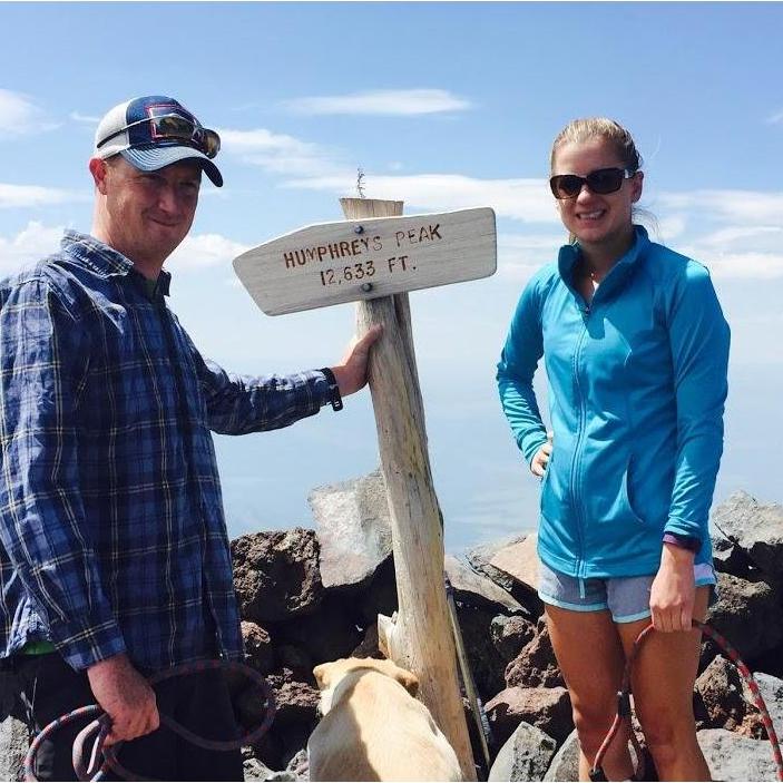We hiked the tallest peak in Arizona.