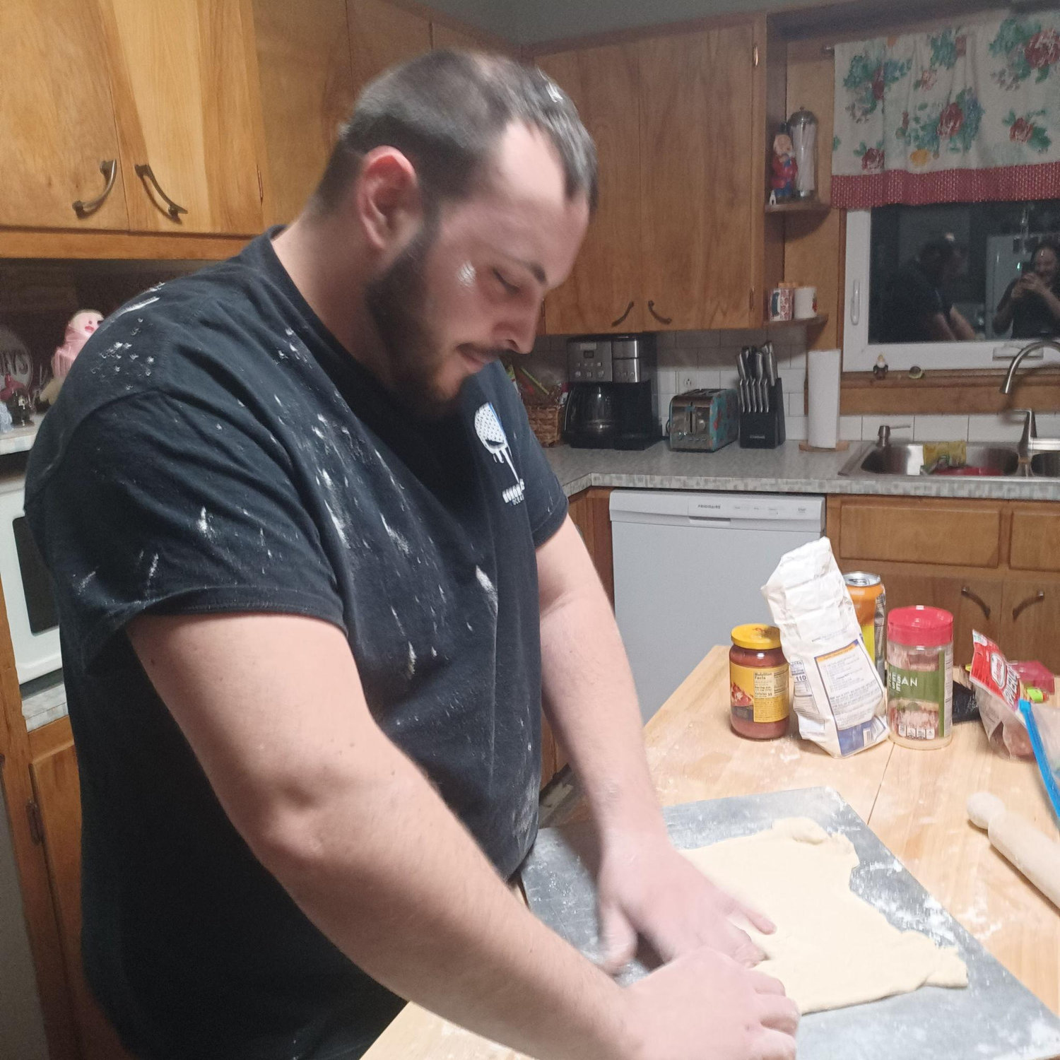 Thankful to have a chef since I still can't really cook.