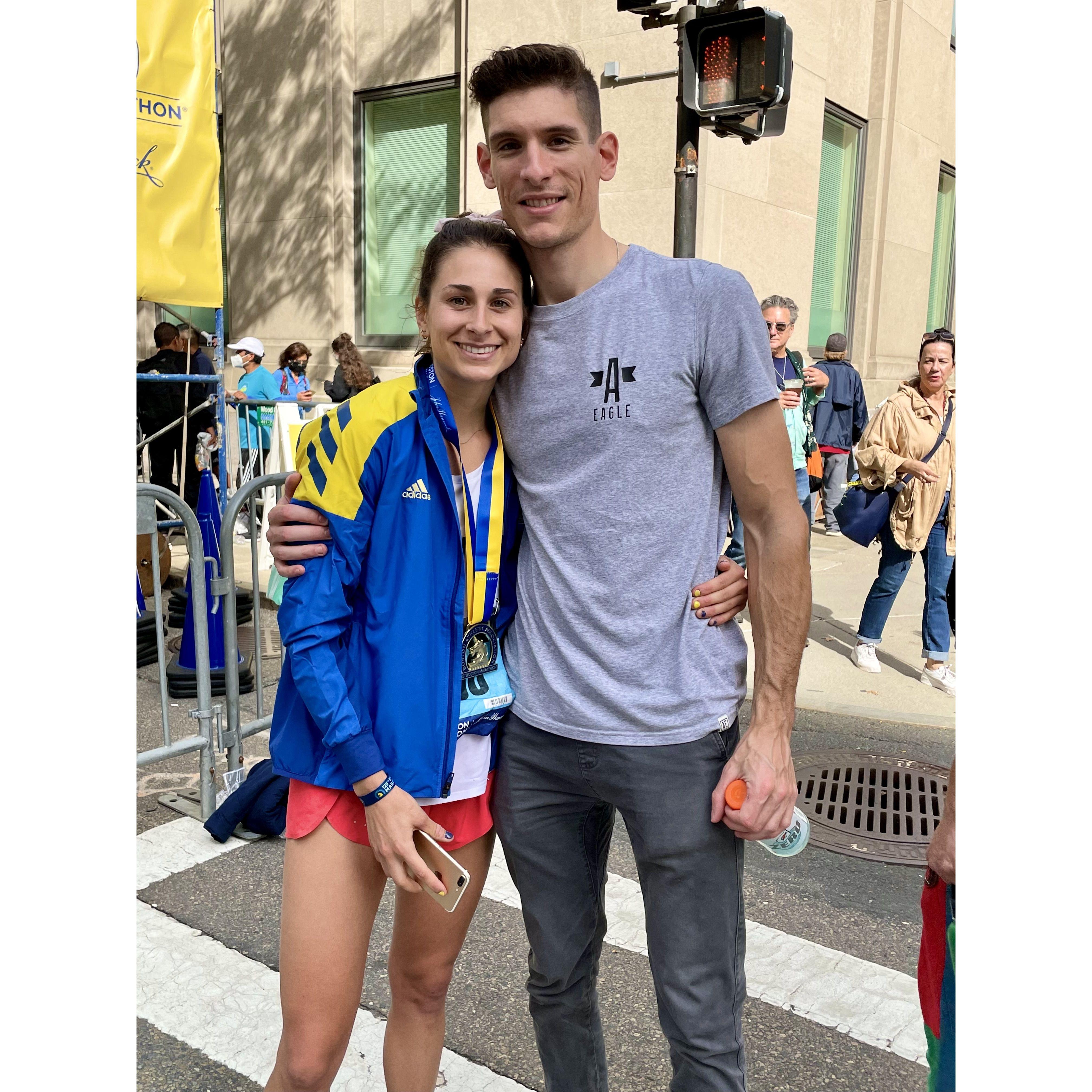 Boston Marathon Finish line