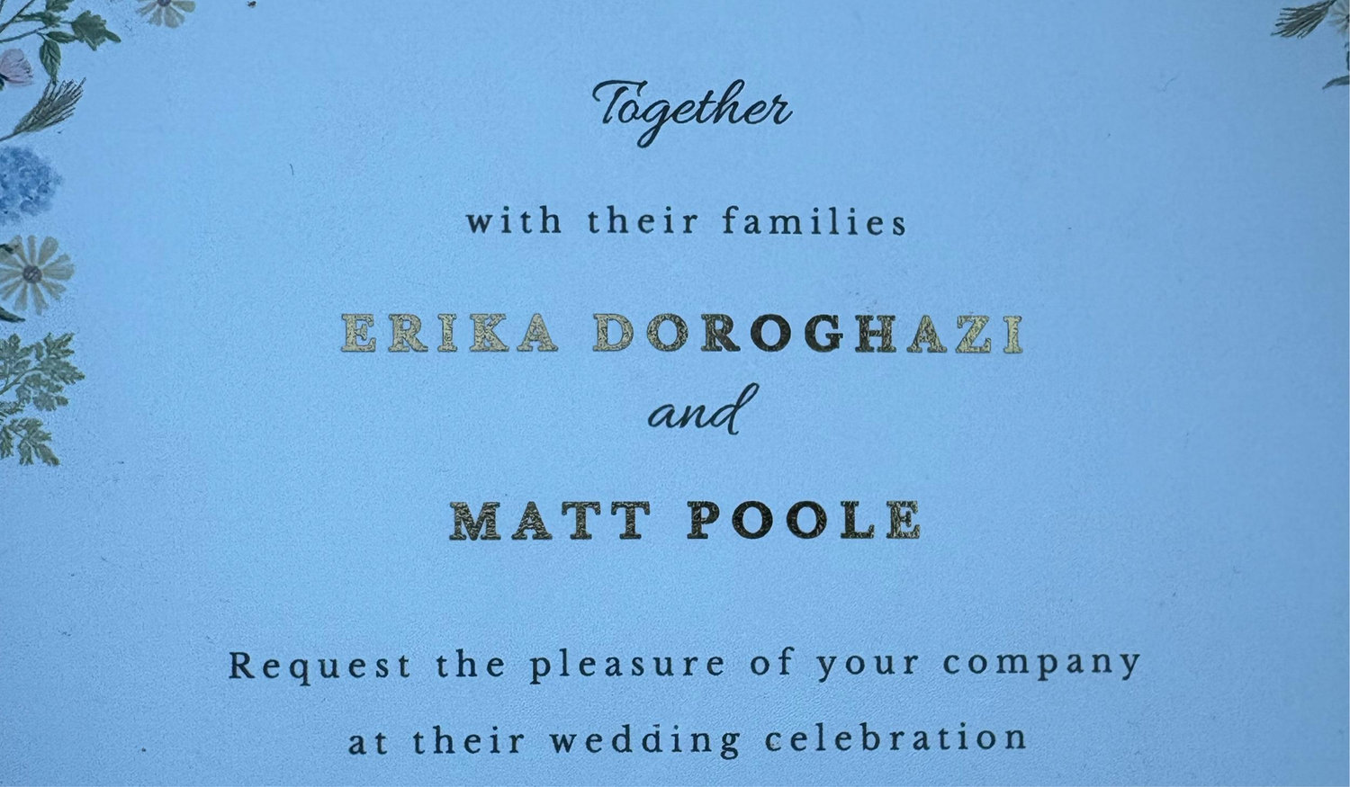 The Wedding Website of Erika Doroghazi and Matt Poole