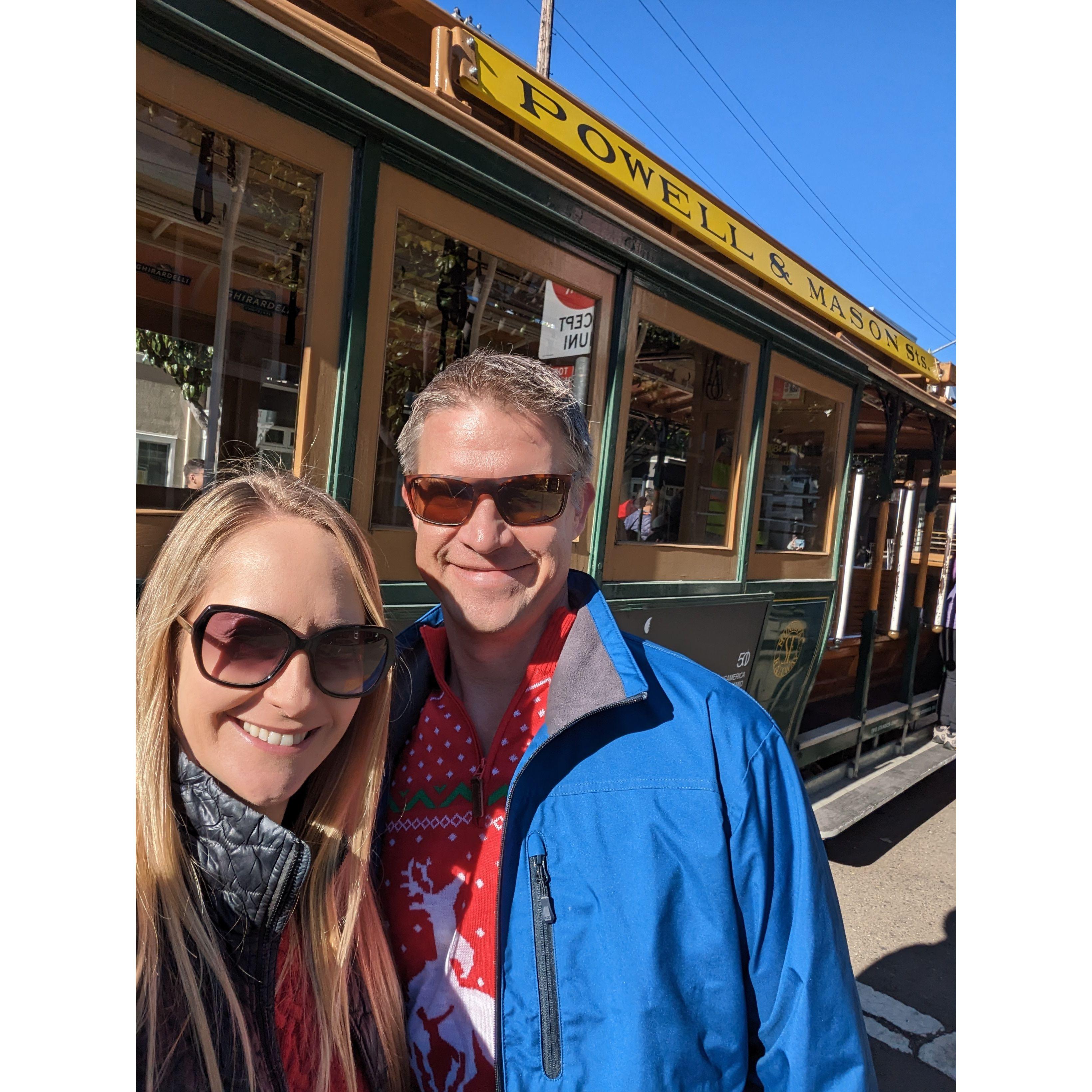 One of many fun trips to SF