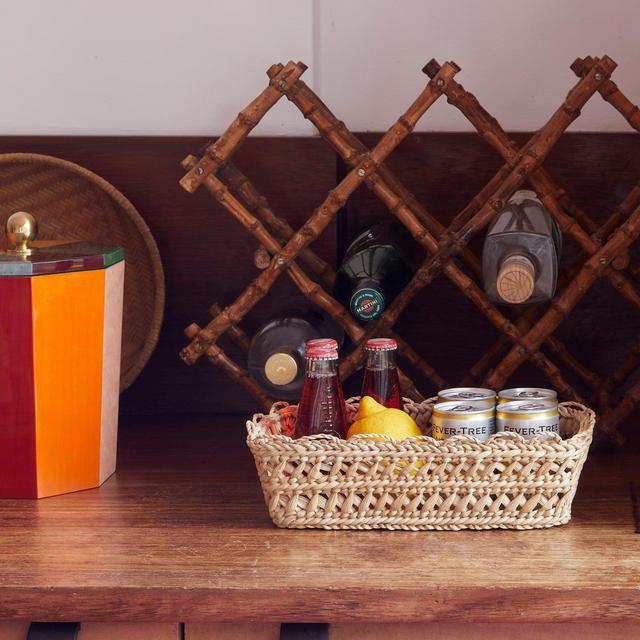 Matilda Goad Rectangular Raffia Storage Basket