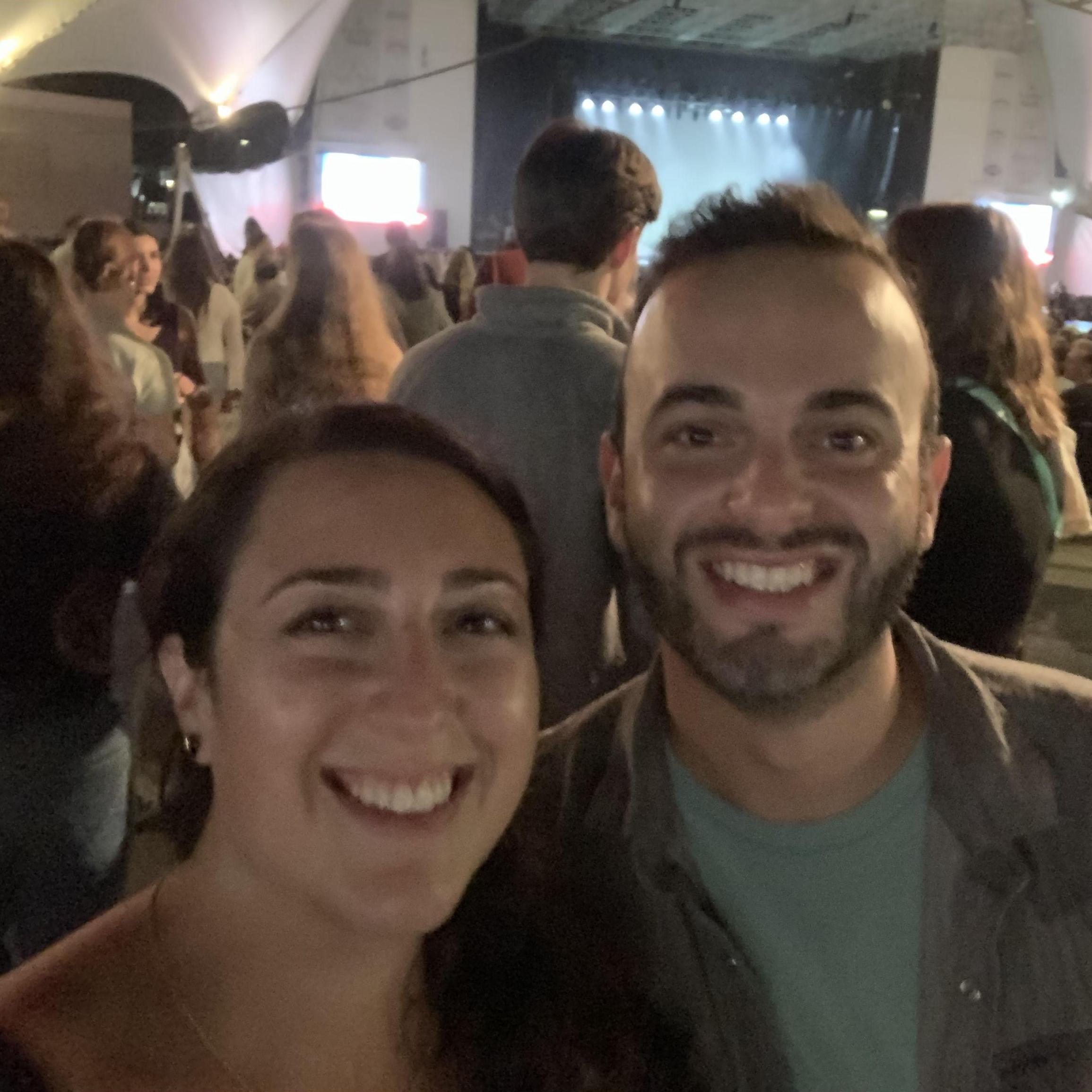 First concert together - Bleachers at Leader Bank Pavilion 9/22/21