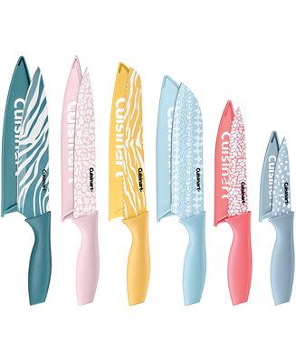 Cuisinart 12-Pc. Animal Print Cutlery Set with Blade Guards