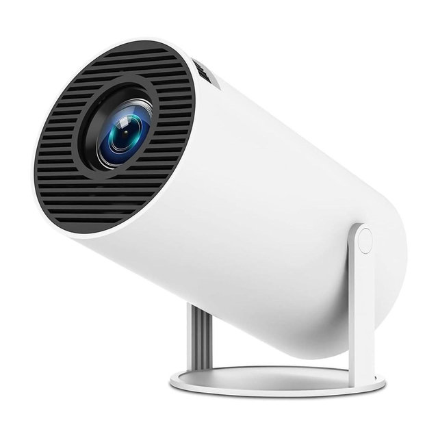 ARTSEA Mini Projector, Support 4K 1080P HD Portable Projector, 130" Screen Smart Video Projector with Speakers for Home Theater & Outdoor