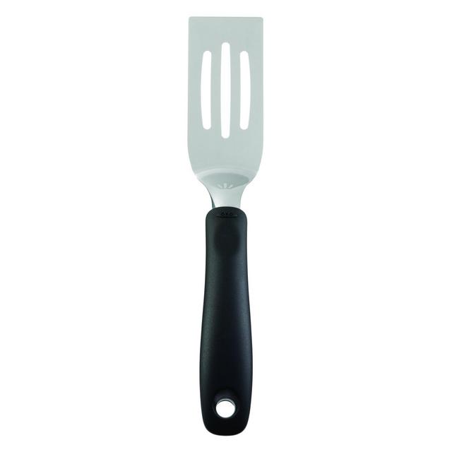 OXO 1177100 1177100 Good Grips Stainless Steel Cut and Serve Turner, Black
