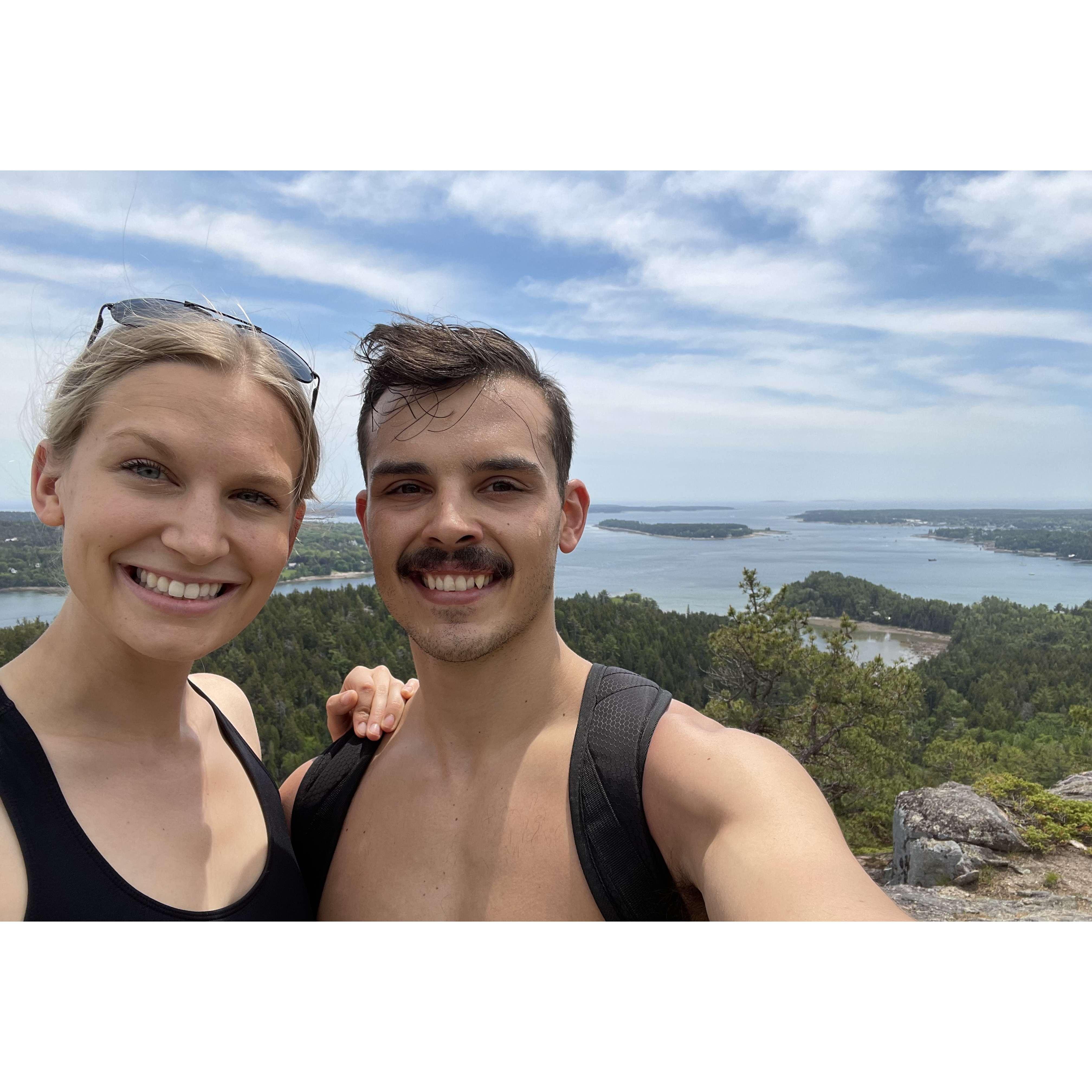 Acadia mountain trail, one of our favorites.