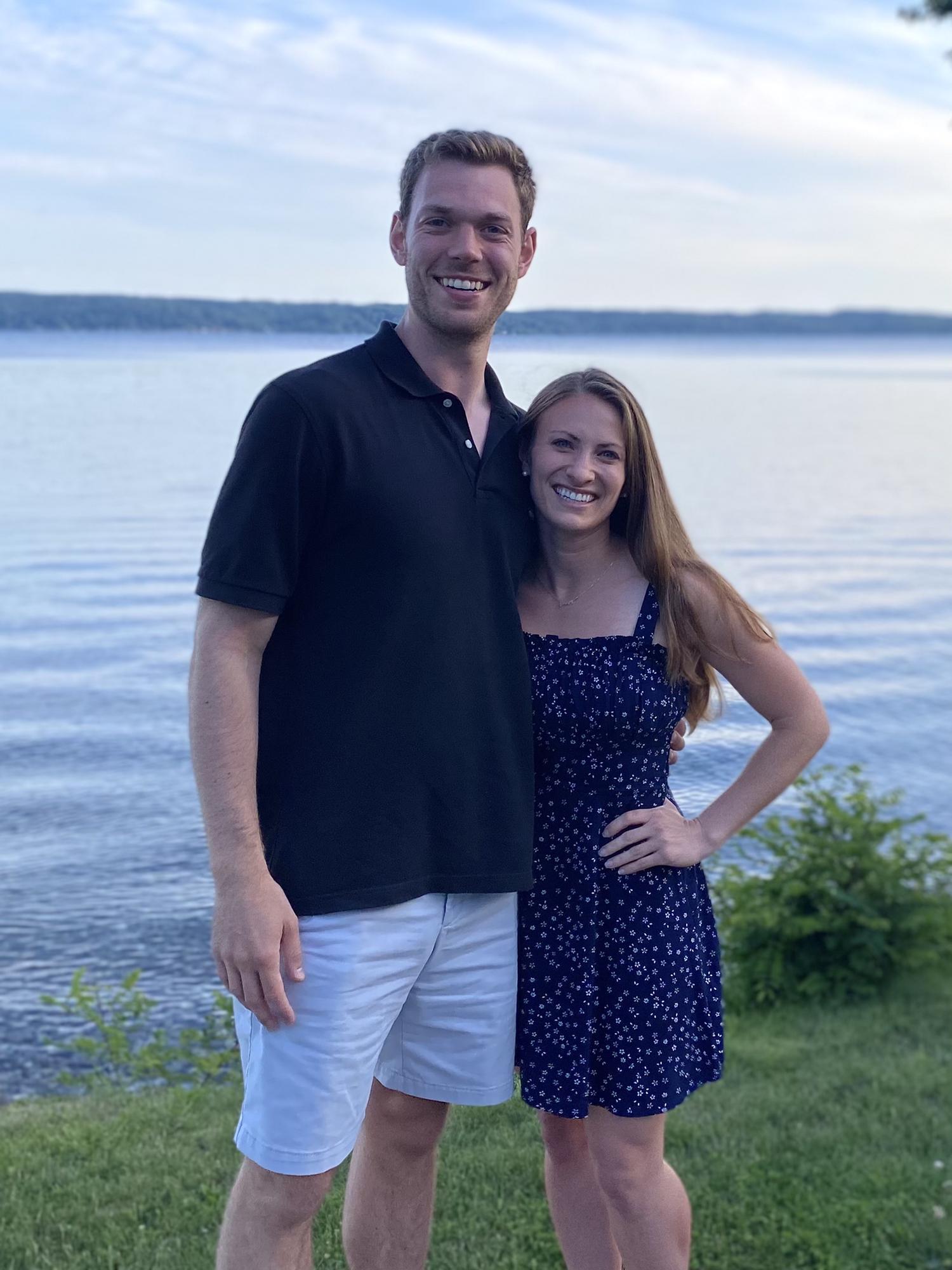 July 2021 - Dinner at Rock's Landing on Crystal Lake, Michigan