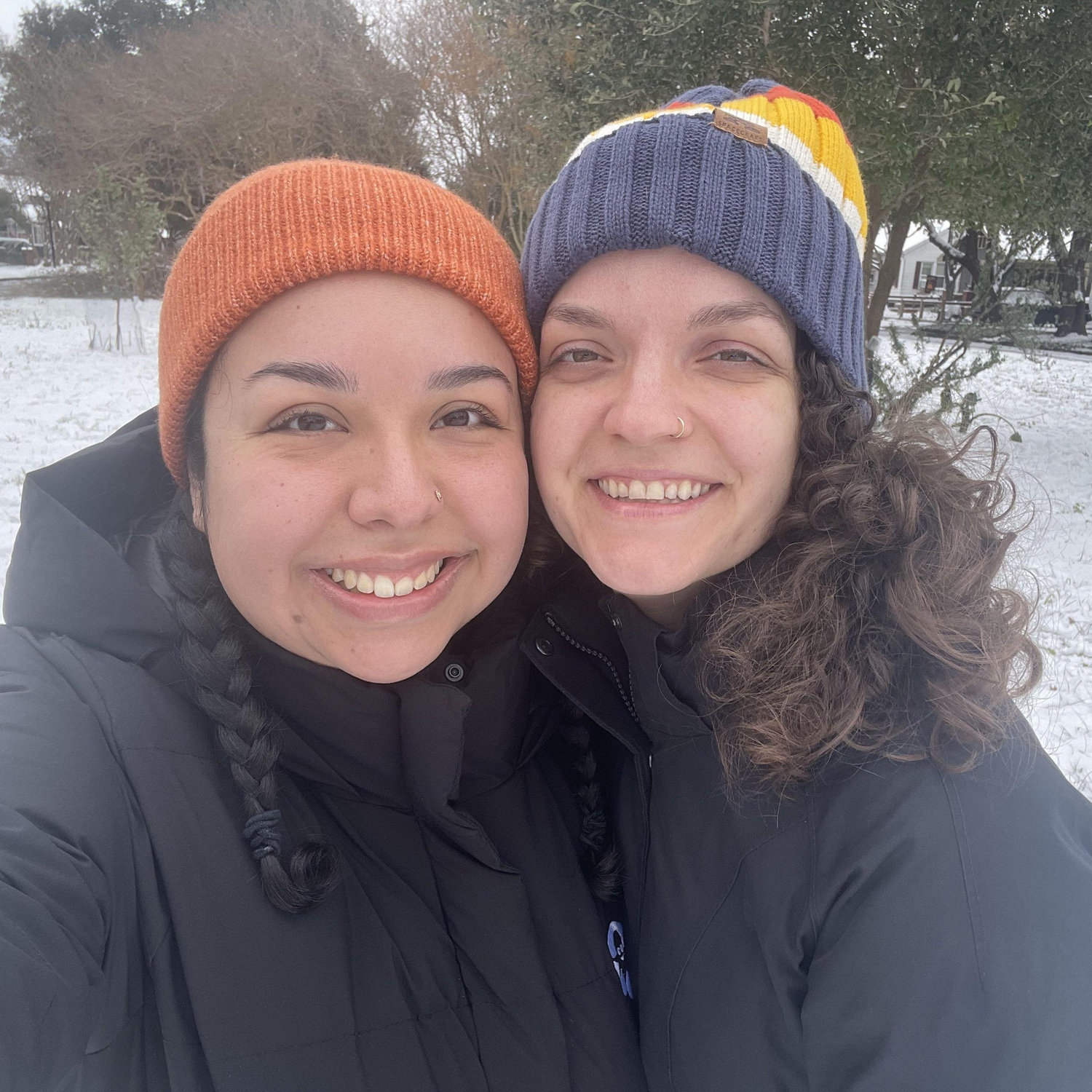 Our second Houston freeze together!