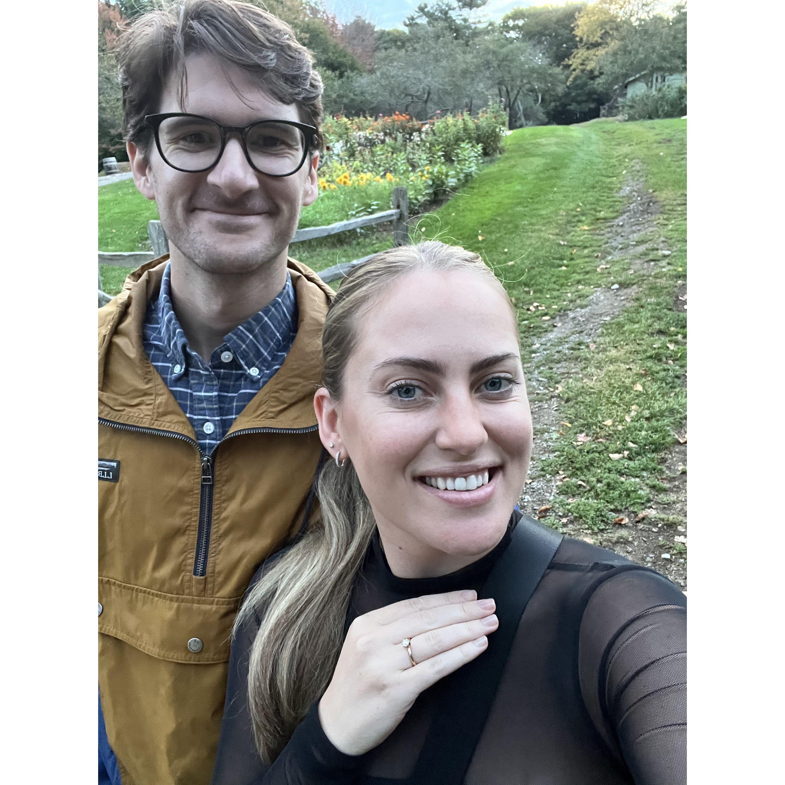 Right after we got engaged!