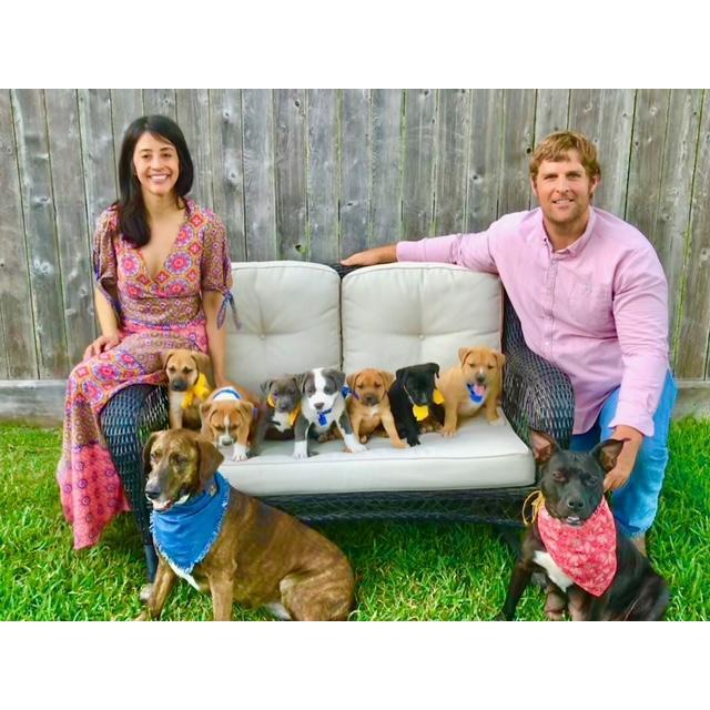 Easter 2020 with Jolene and her pups - our first go at parenting together