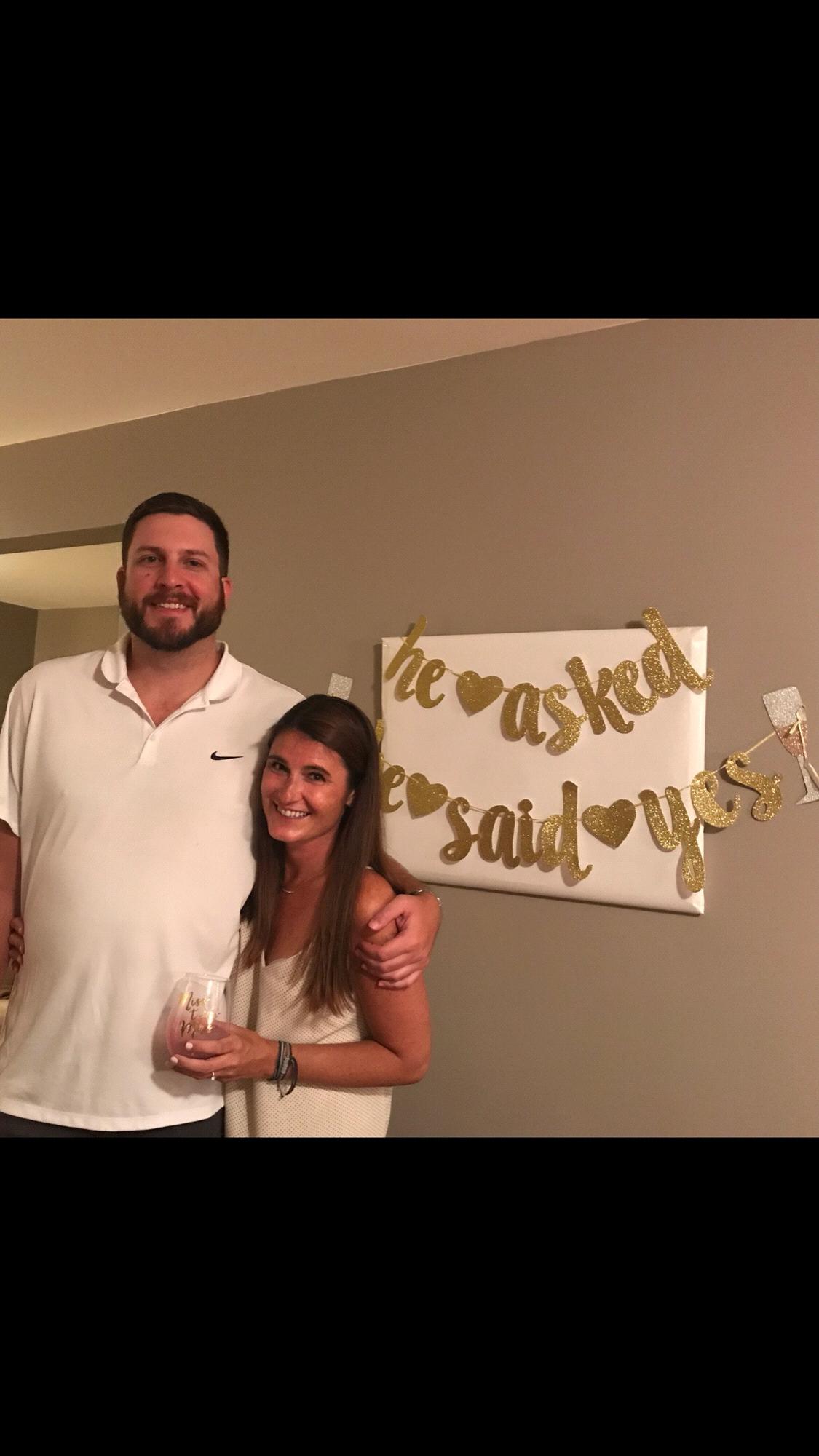 Party at the Doherty’s after getting engaged!
