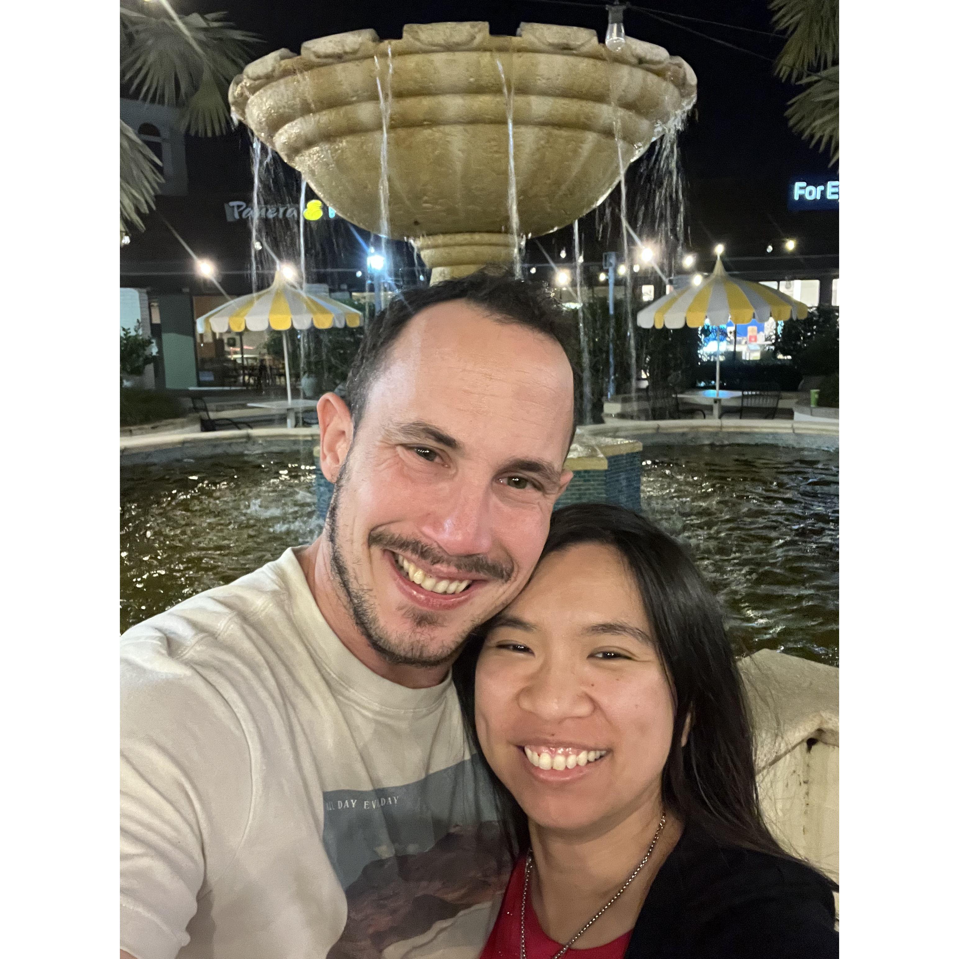 Date in West Palm Beach during the holidays