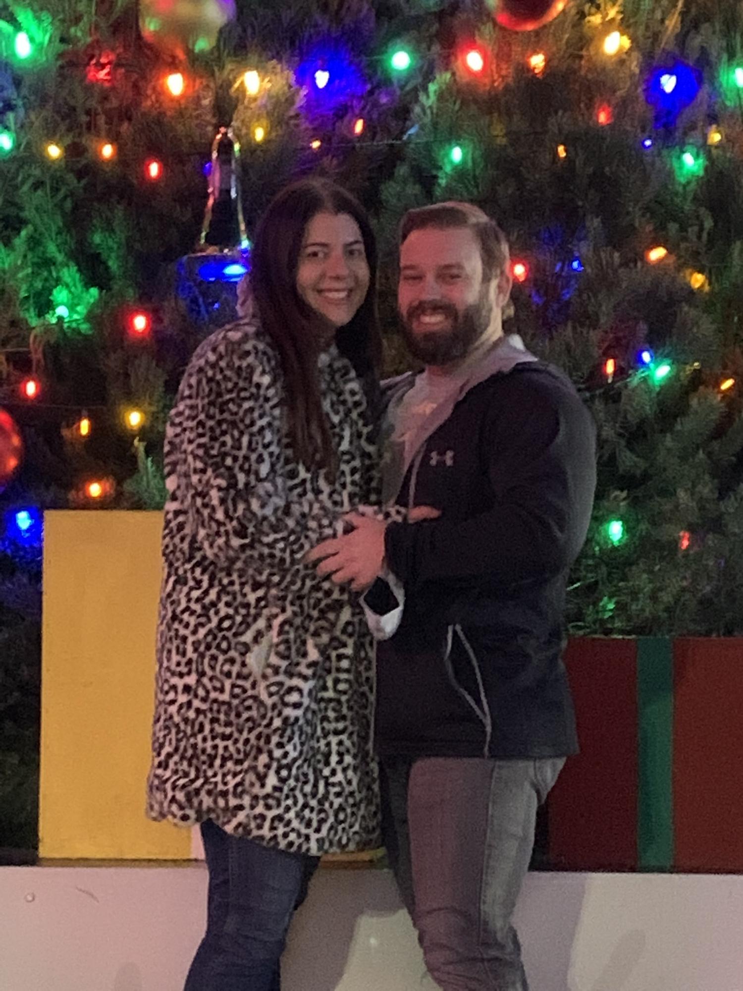 Our first Christmas together in Illinois.