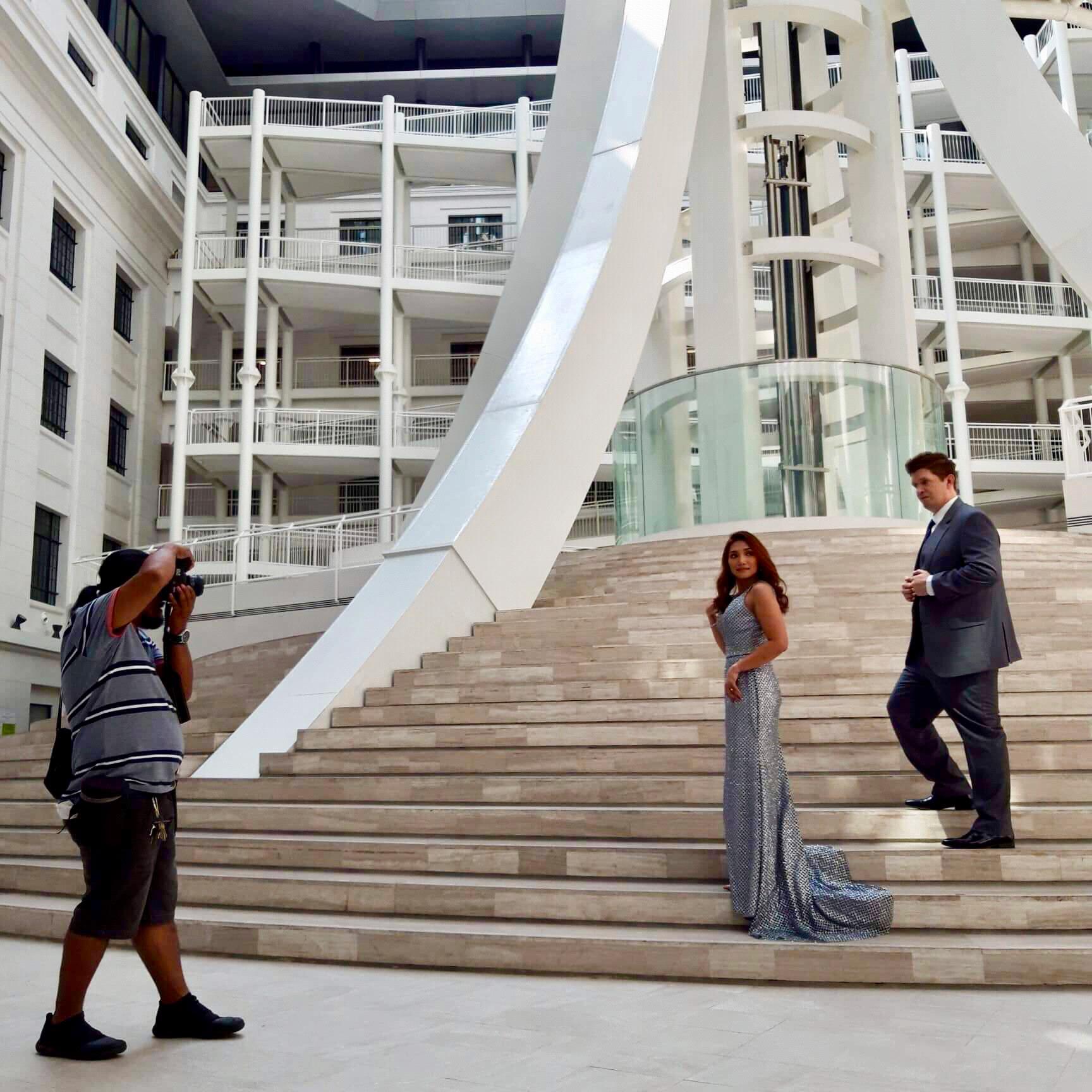 Behind the scenes