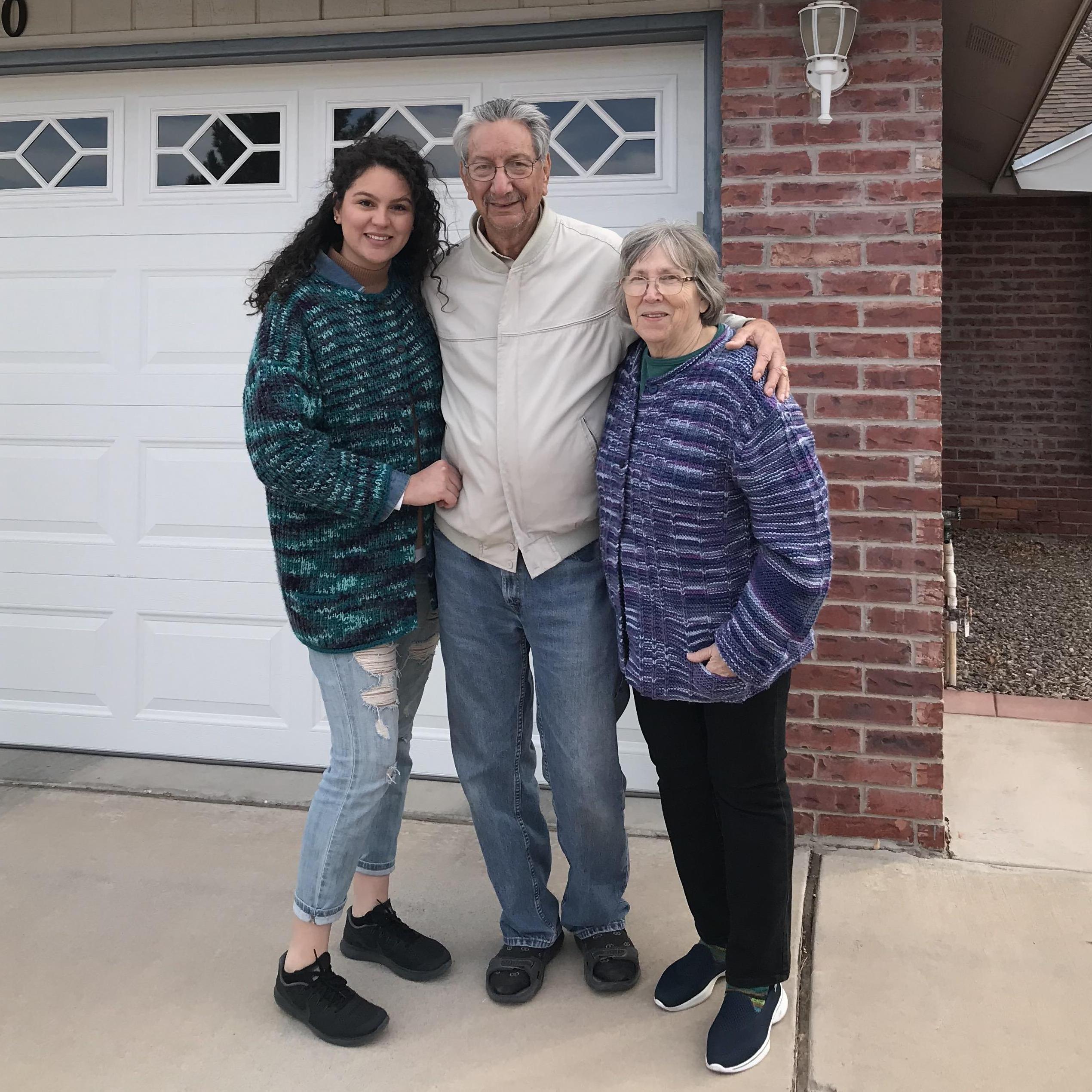 ~Giselle with her Father Alberto & his wife Barbara in El Paso Texas 2018~