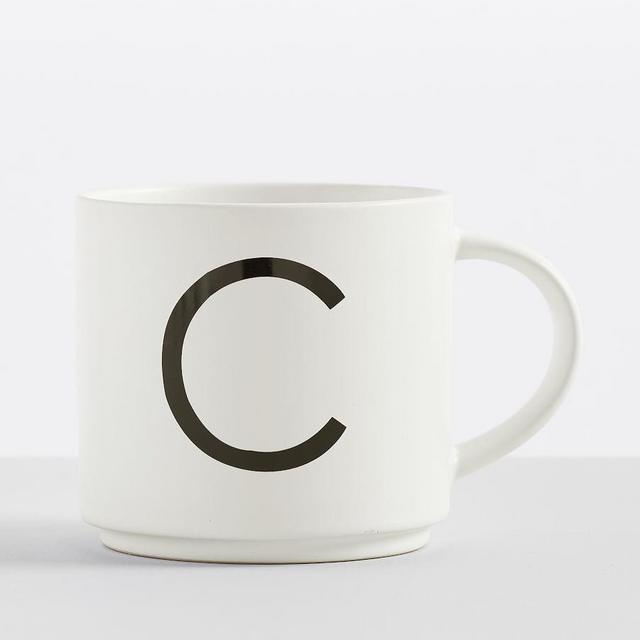 Mason Stoneware Alphabet Mug - C
