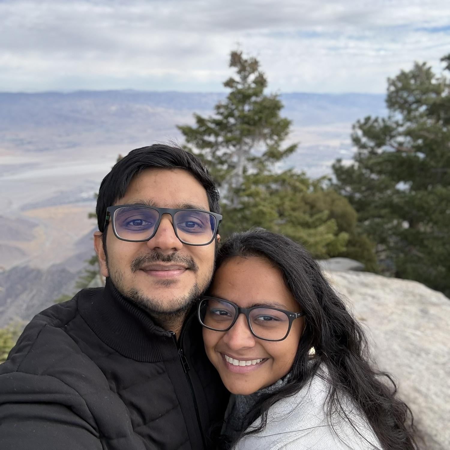 The one at the San Gabriel Mountains