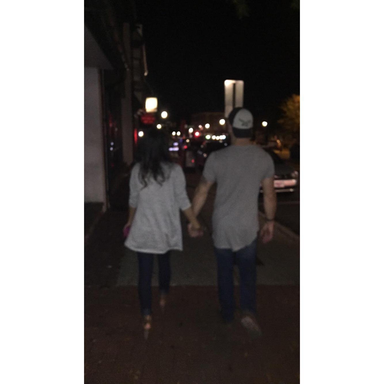 Our first date!