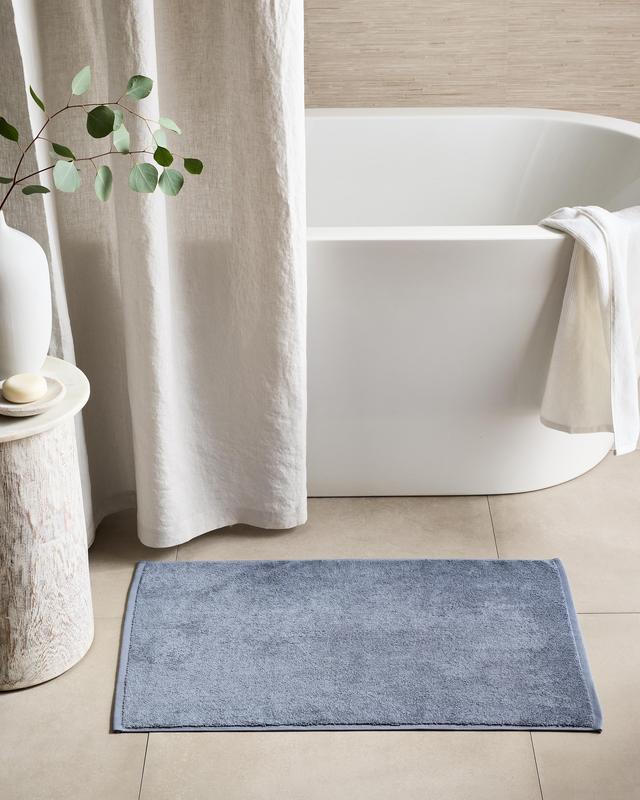 Ribbed Quick Dry Bath Mat, Set of 2 in Mineral