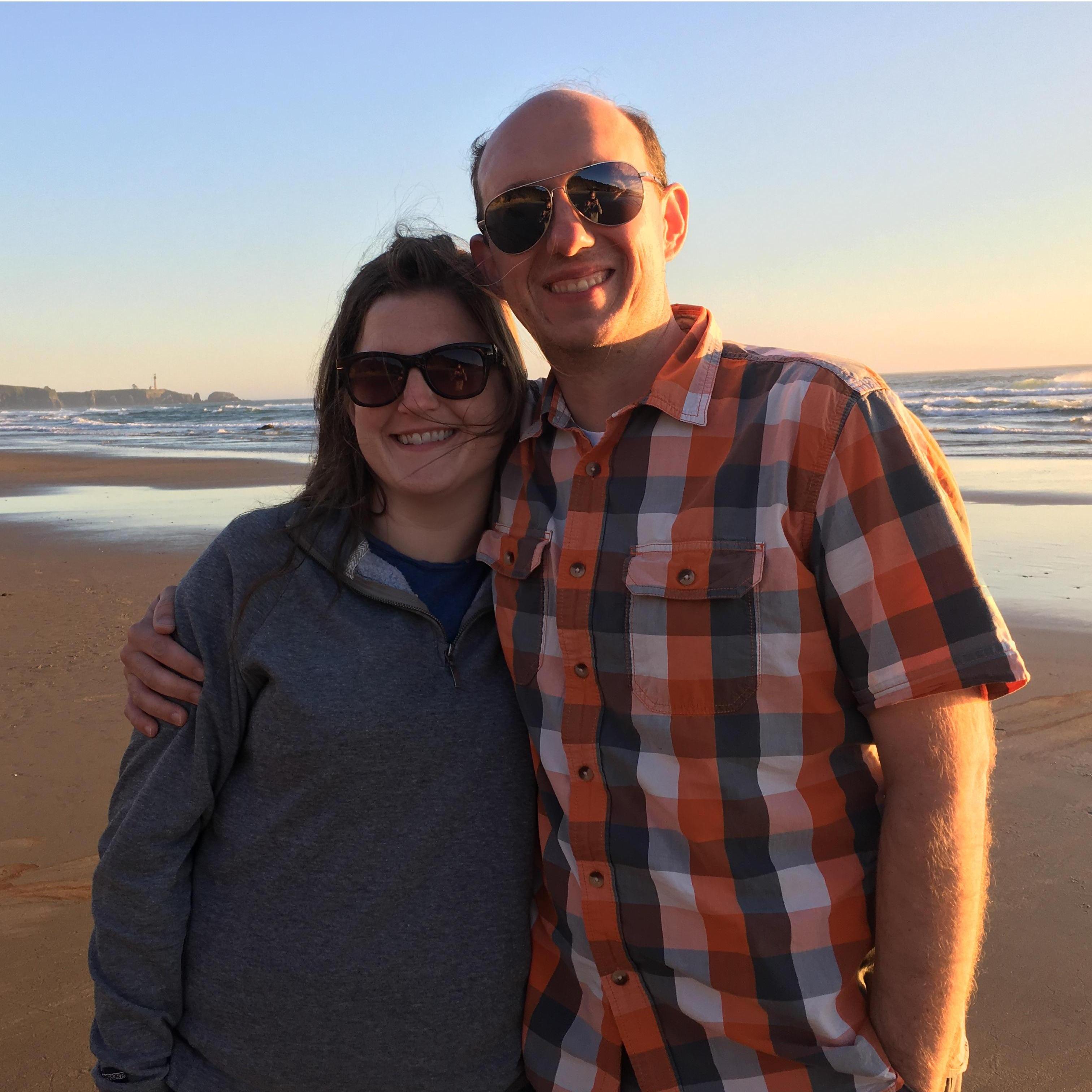 On the Oregon coast