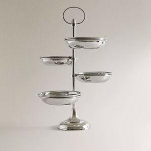 VERTICAL STEEL STAND WITH BOWLS | Zara Home United States of America
