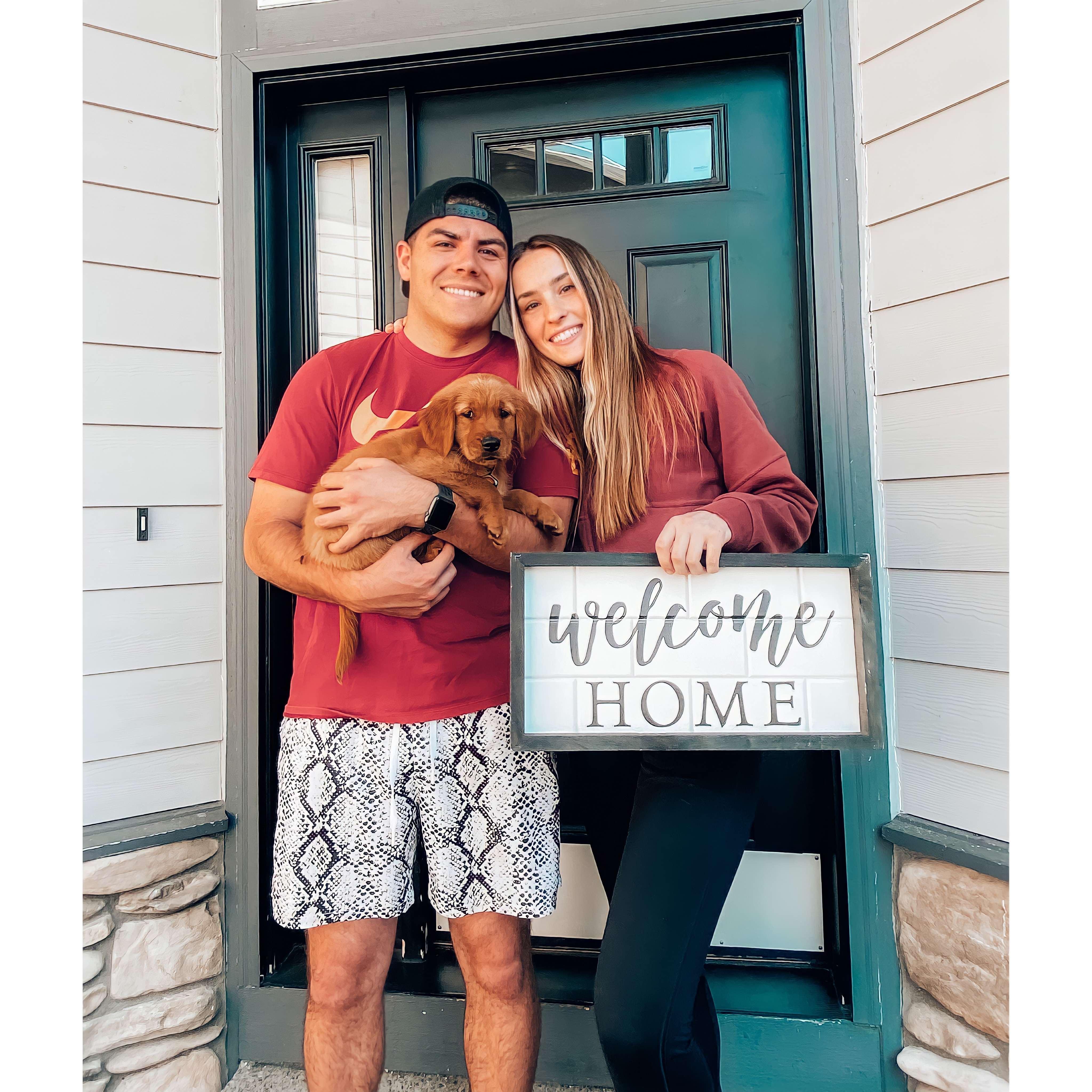 When we bought our house!