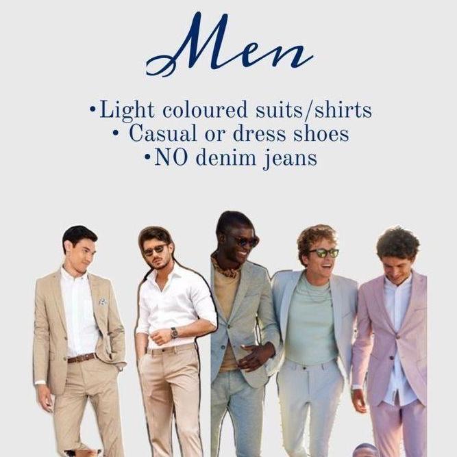 Men can wear any pastel color