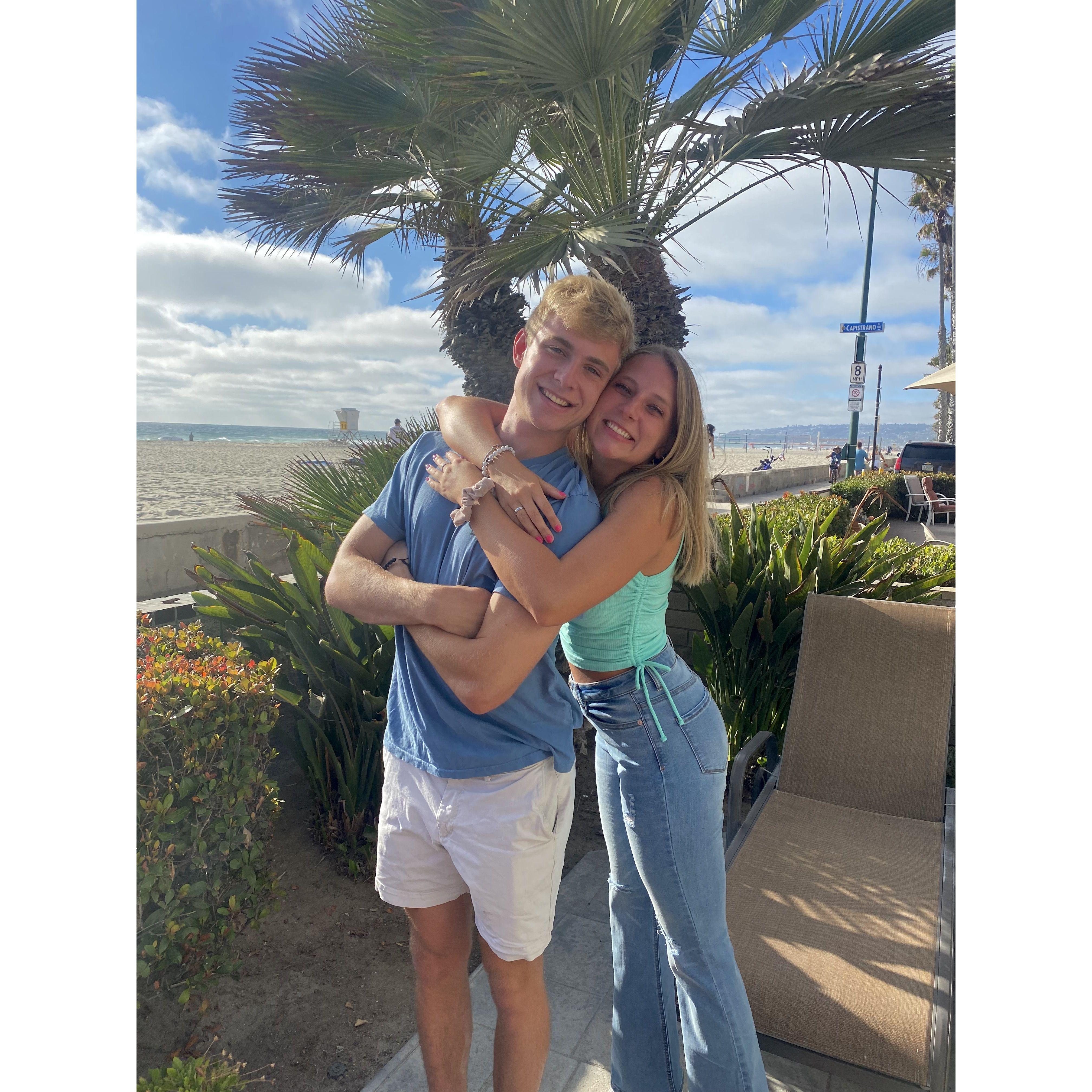 When Aidan met Jess' extended family for the first time