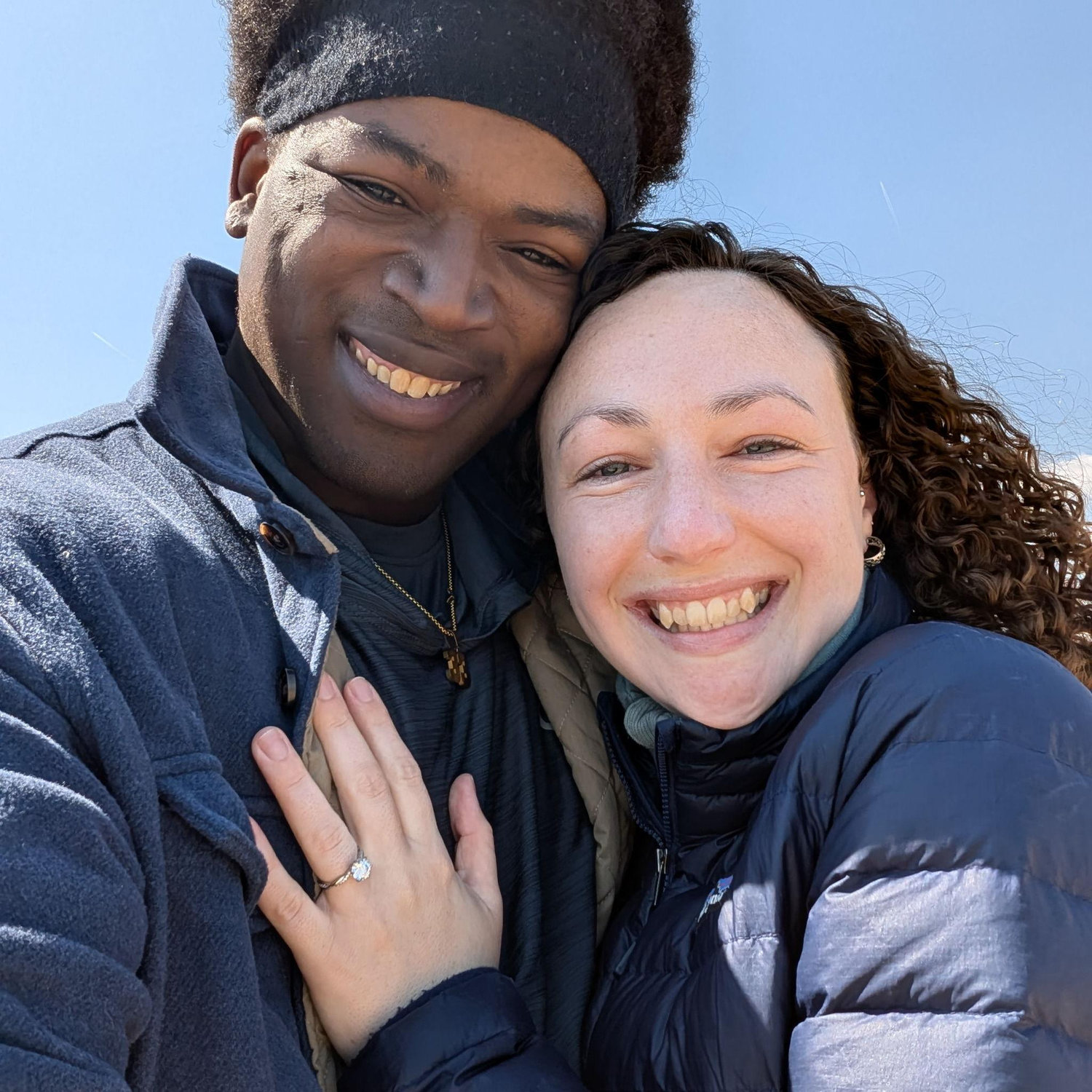 Darrell proposed at Lake Michigan, where we first met. :)