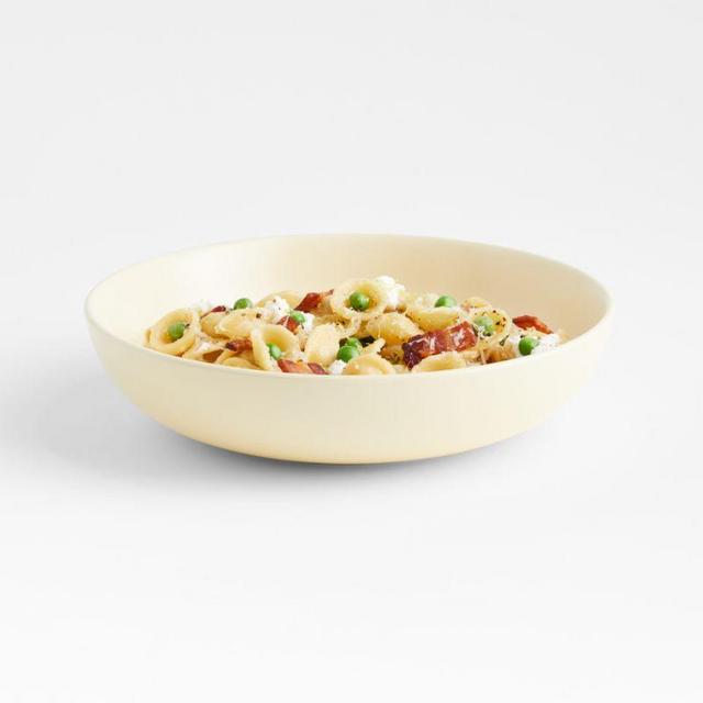 Butter Yellow Stoneware Dinner Bowl by Molly Baz