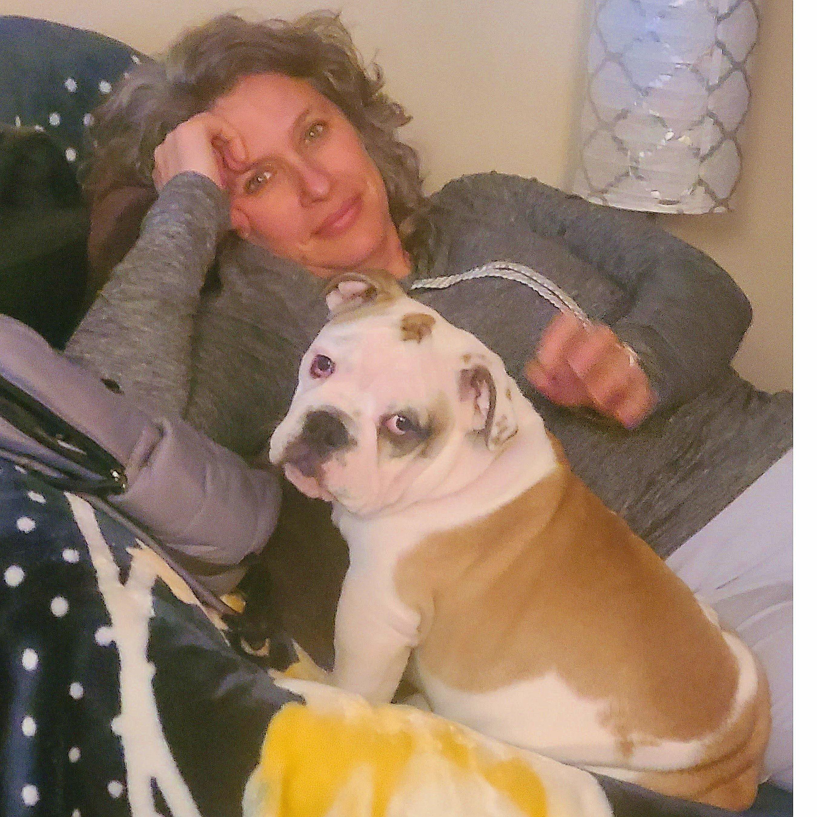 The baby potato & Jamie.