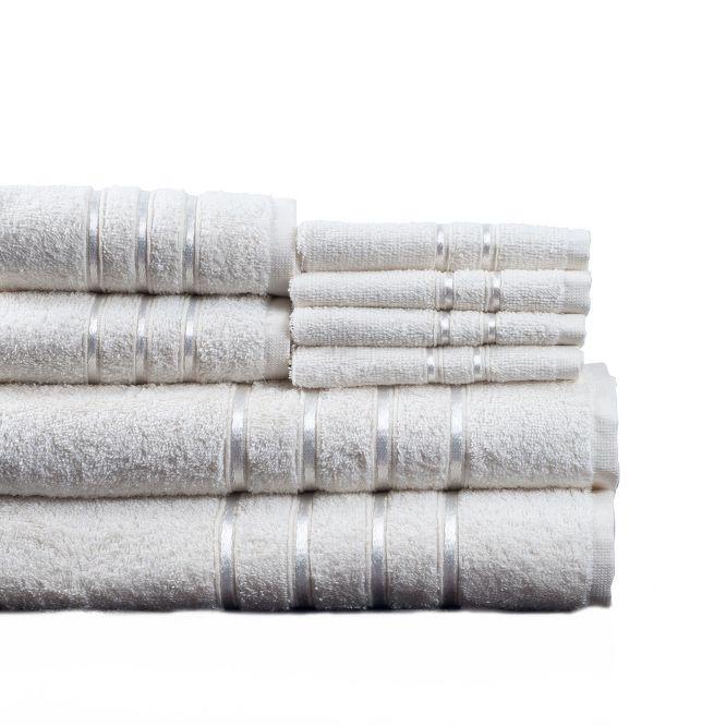 8pc Plush Cotton Bath Towel Set - Yorkshire Home