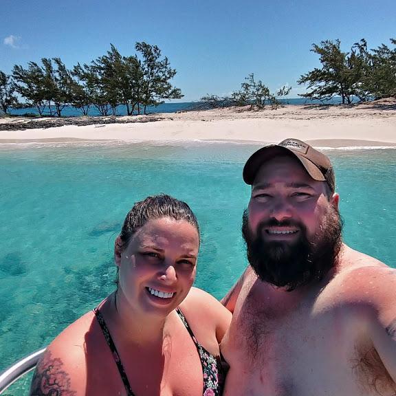 During our cruise to the Bahamas in 2018.