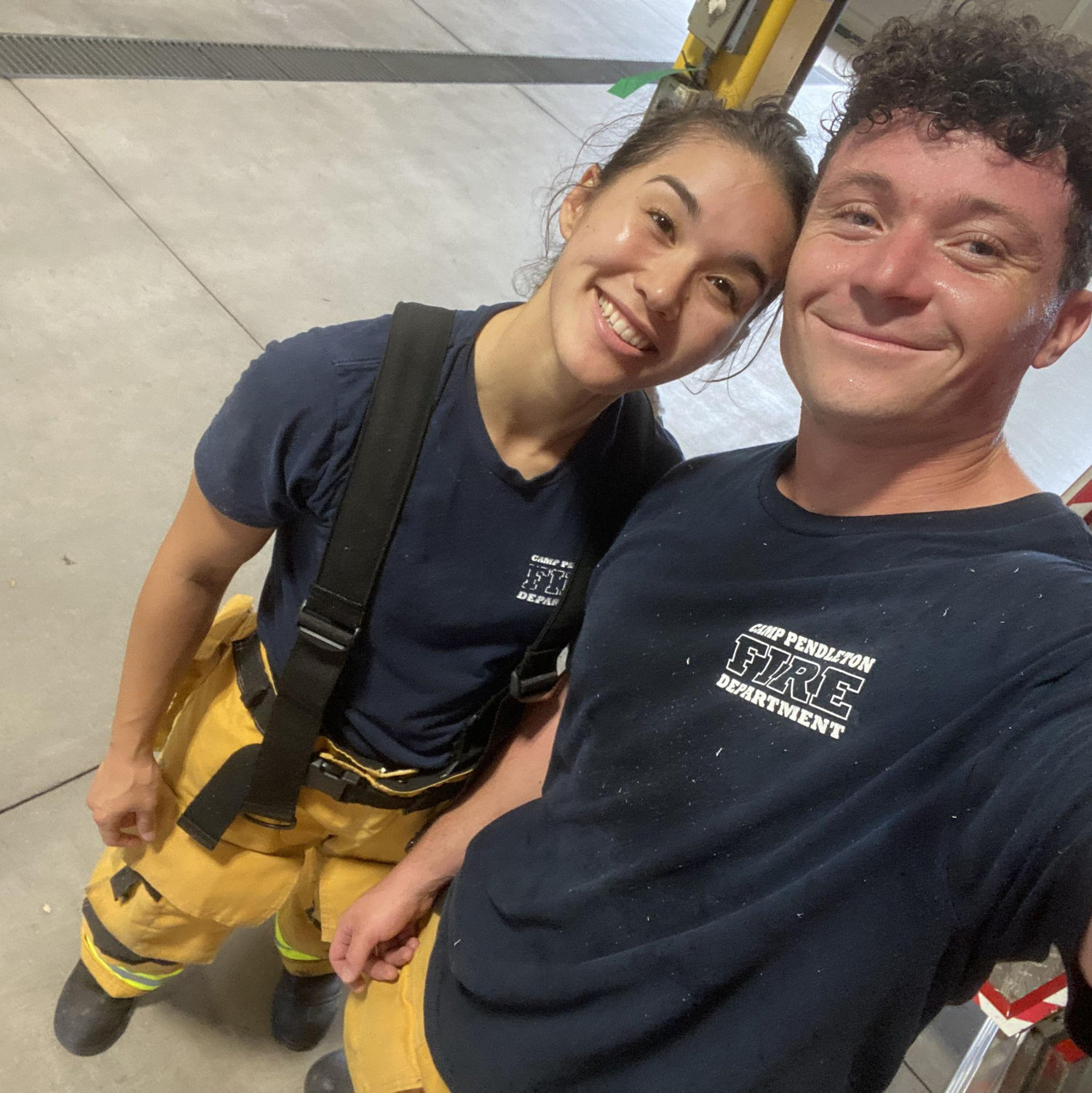 We first met at work! Even though we both swore we'd never date someone in the same field, the Lord had other plans :)