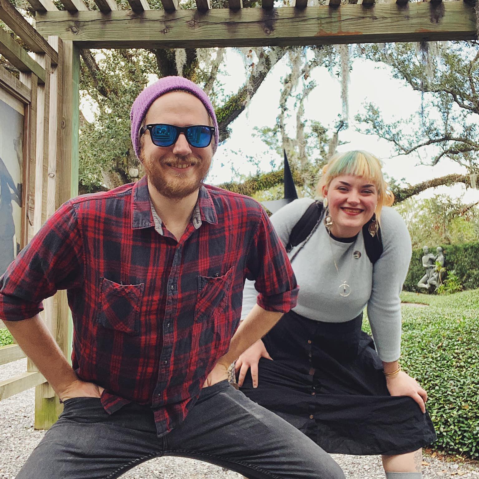 Our first trip together @ the New Orleans Botanical Garden :)