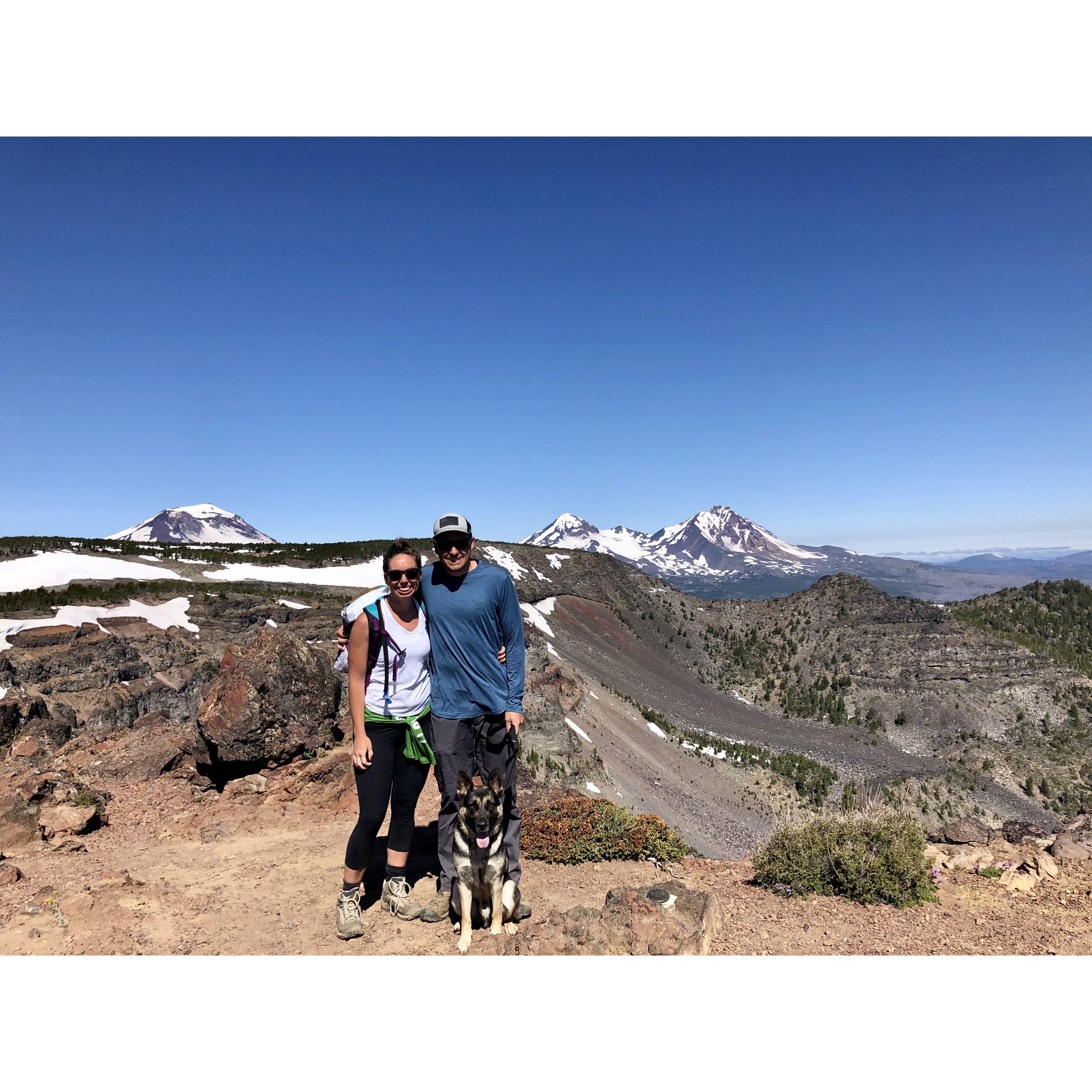 One of many trips to Central Oregon and hikes through the Cascade Range.