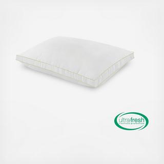 Ultra-Fresh Luxury Gusseted Antimicrobial Pillows, Set of 2