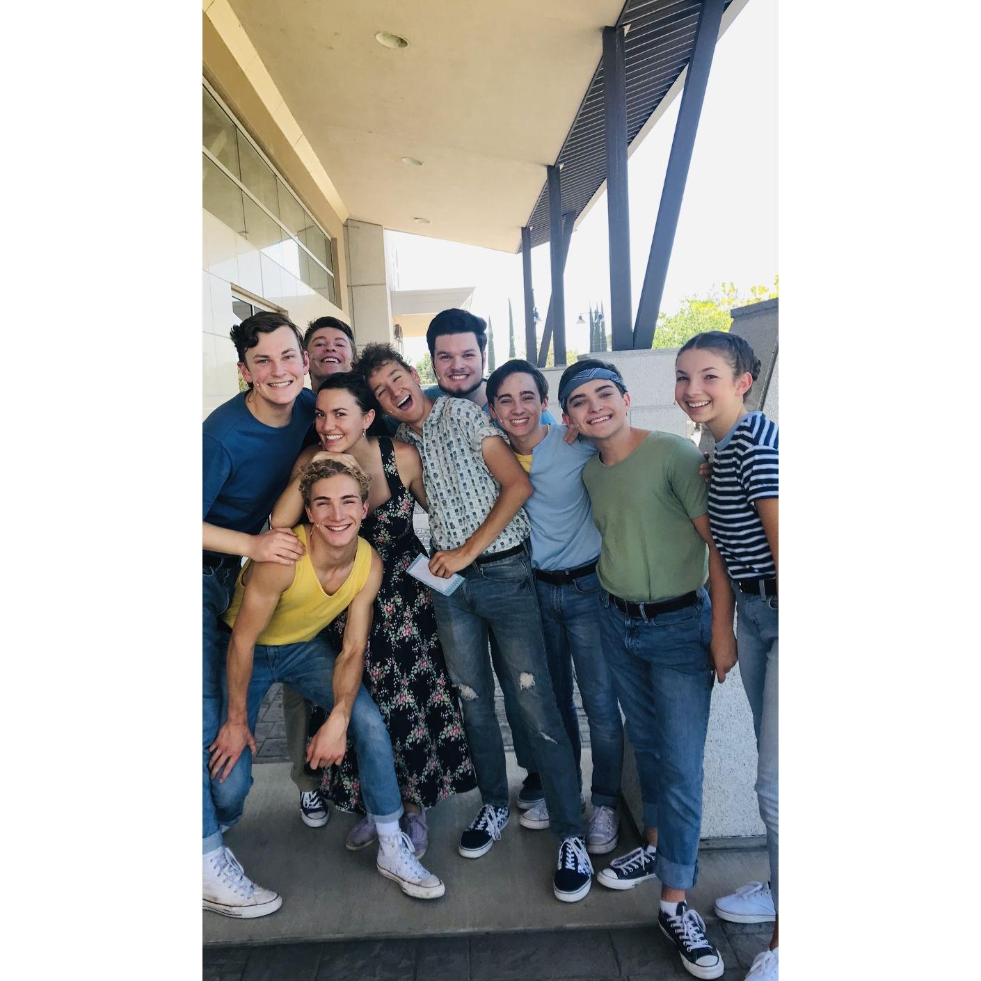 2019. Our first show together (West Side Story). Somethin's comin'... I don't know what it is but it is gonna be great!