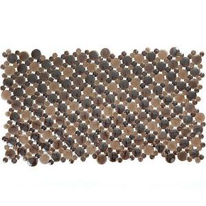 30-Inch x 17-Inch Burst of Bubbles Bath Mat in Bronze