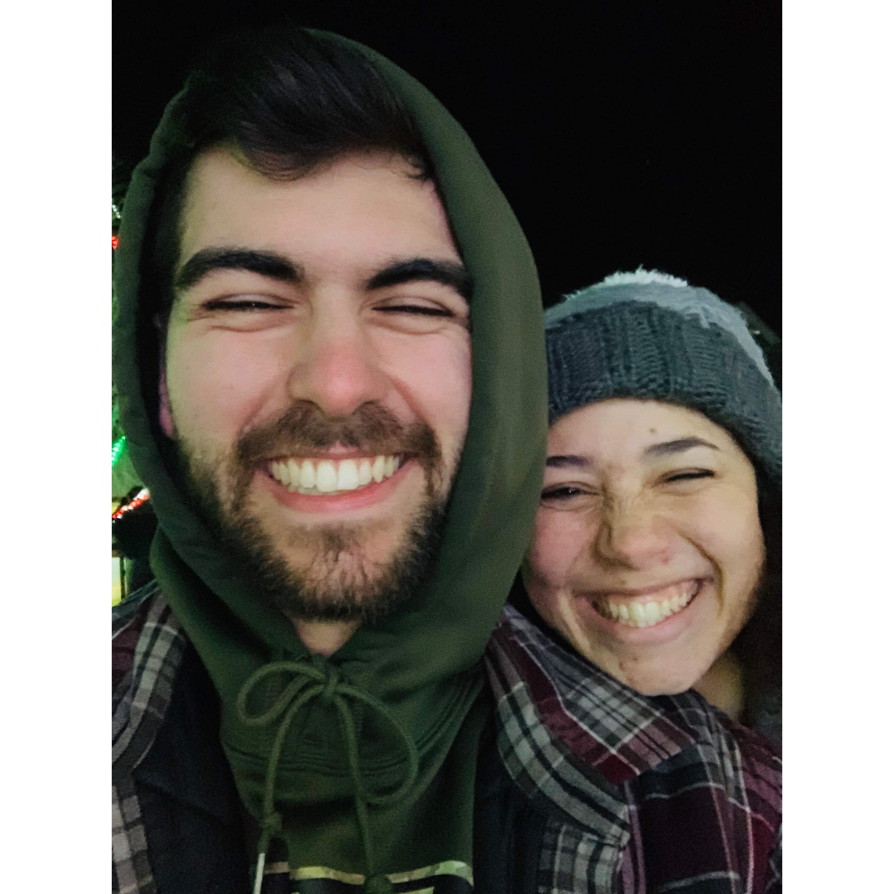 Zoo lights with friends!