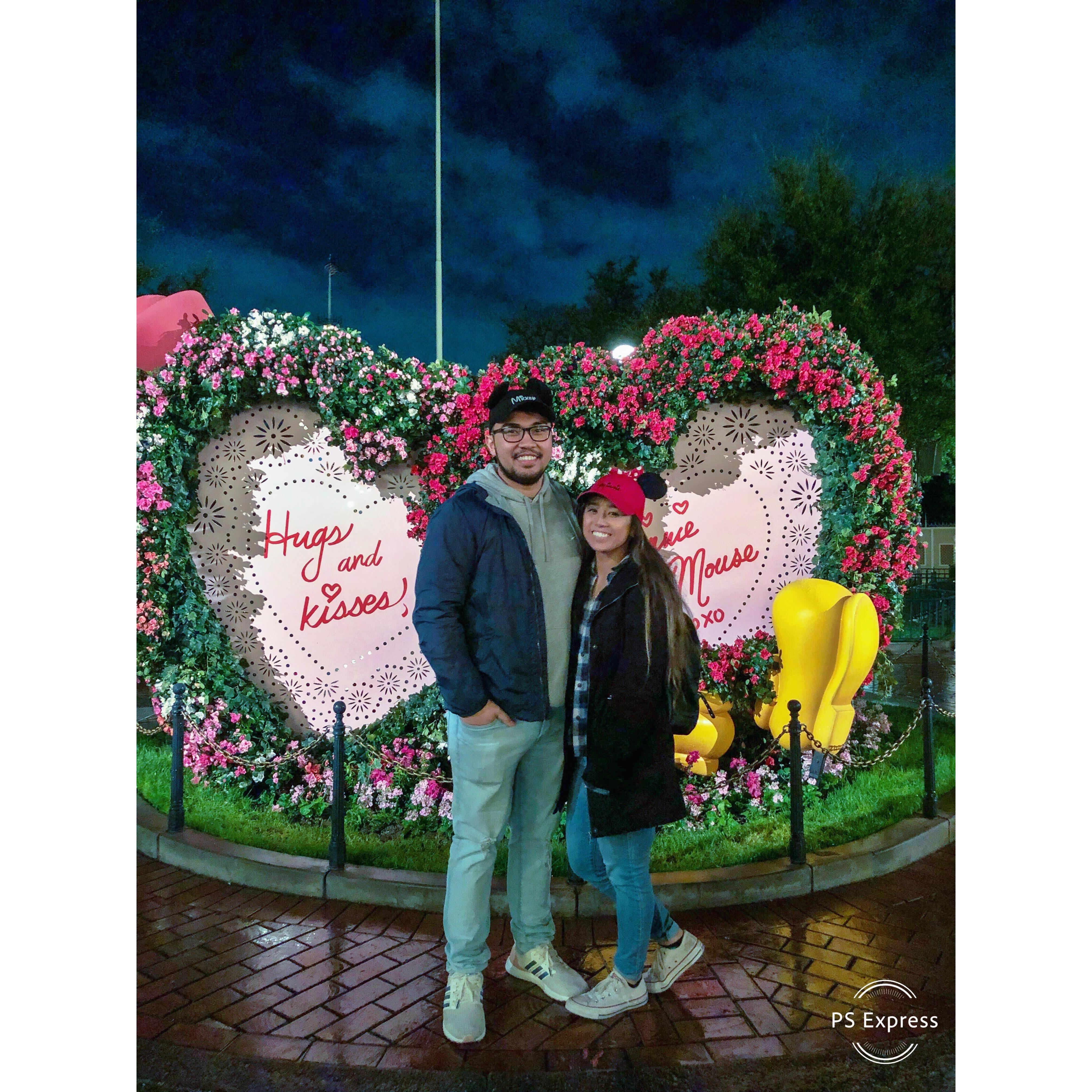 Our first time in Disneyland!