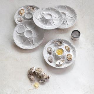 Stoneware Oyster Plate