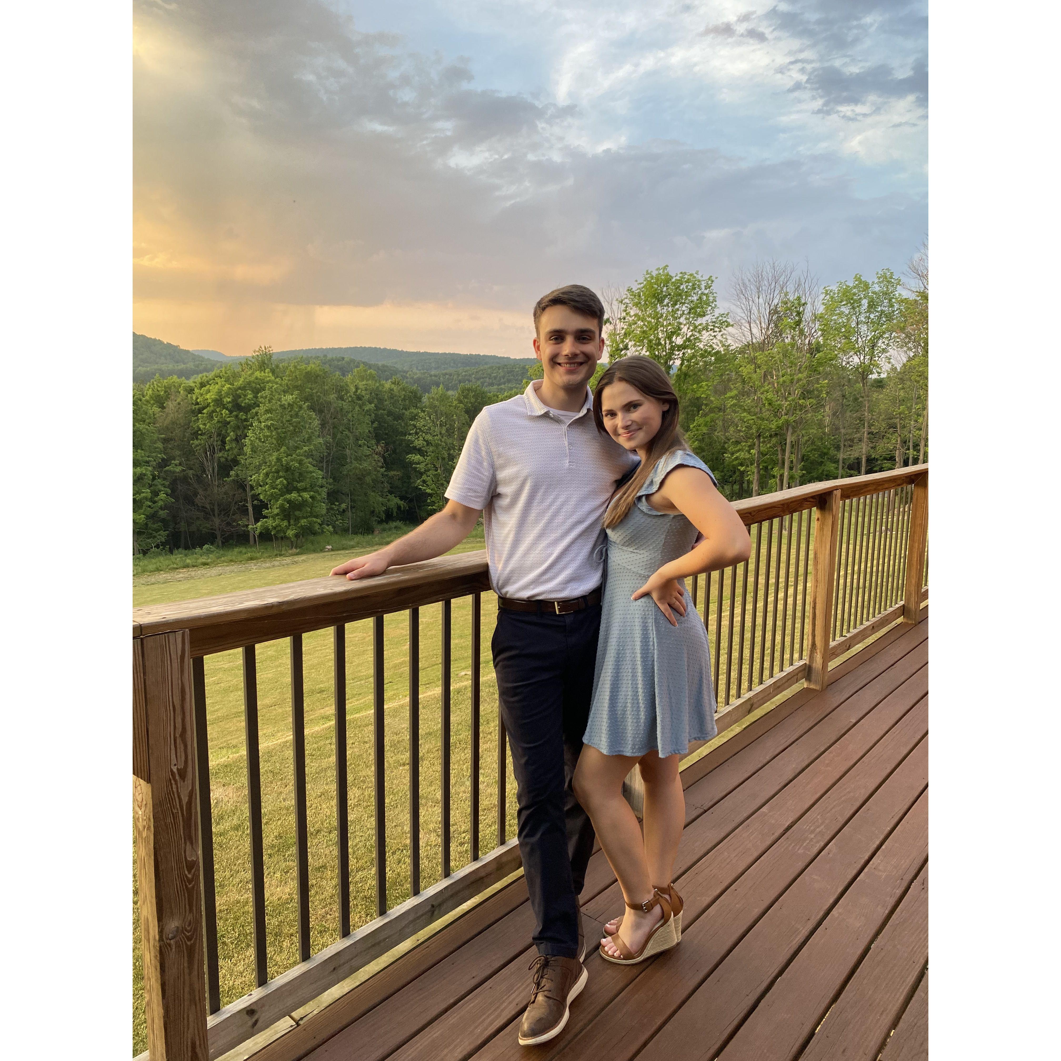 Attended Zac's (Ben's groomsman) wedding in PA!